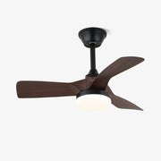 Orlen Minimalist Wood Ceiling Fan Light - Blowlighting