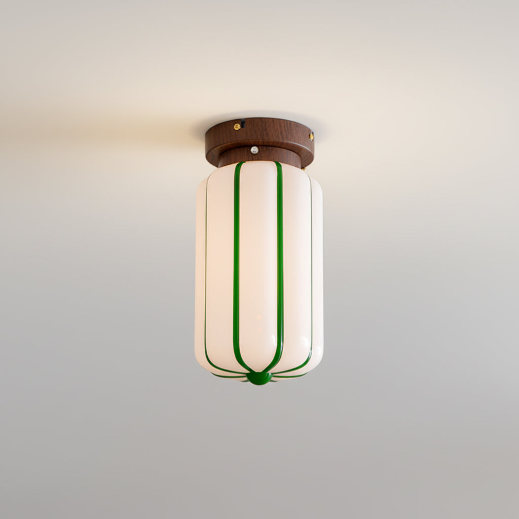 Ruby Modern Glass Streak Ceiling Light