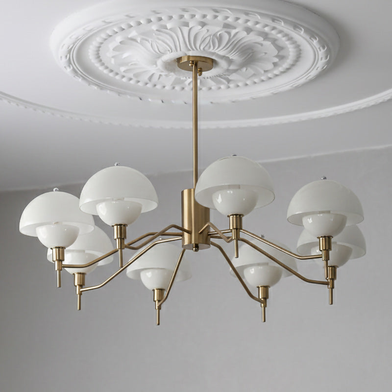 Ruhi Modern Glass Orb Chandelier