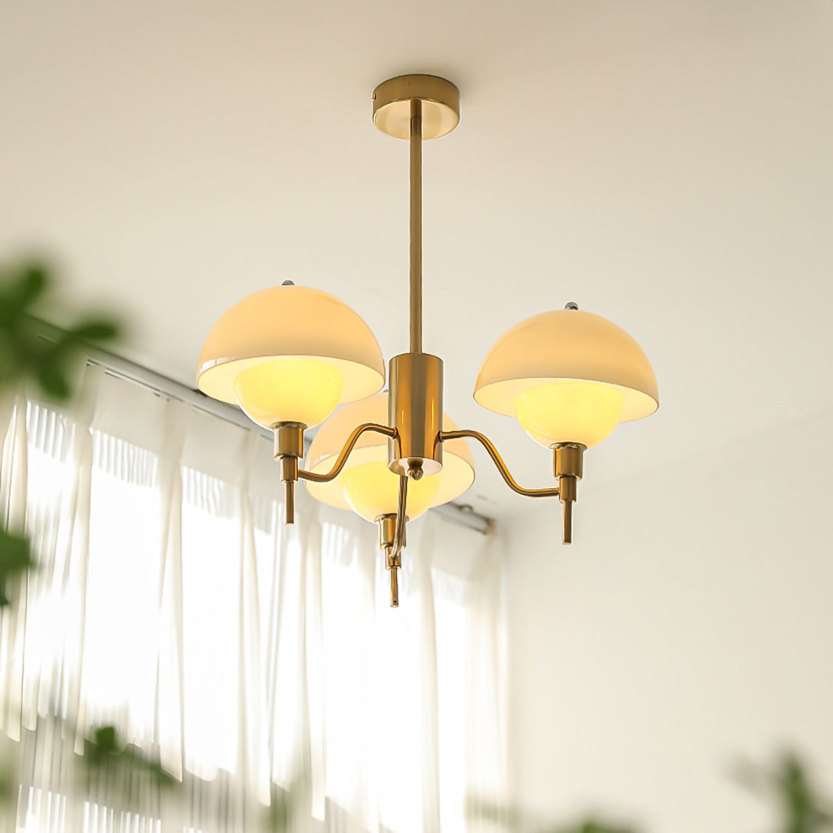 Ruhi Modern Glass Orb Chandelier