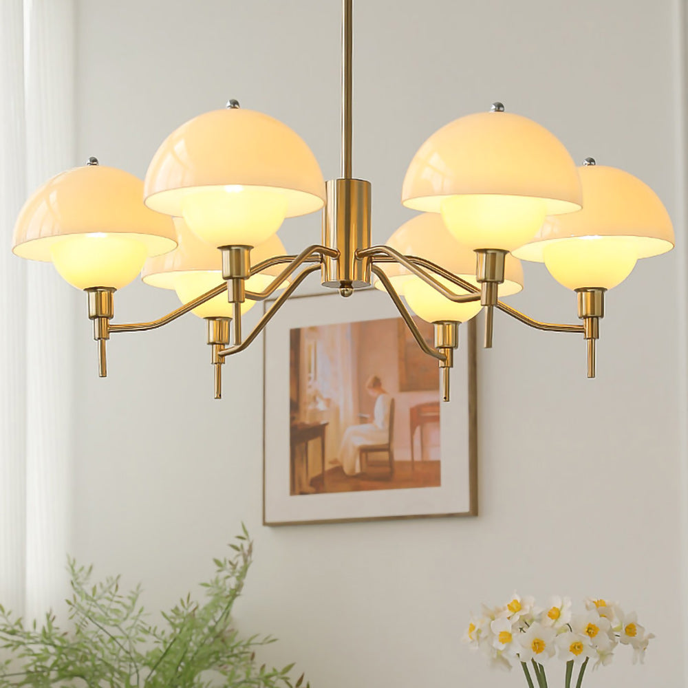 Ruhi Modern Glass Orb Chandelier