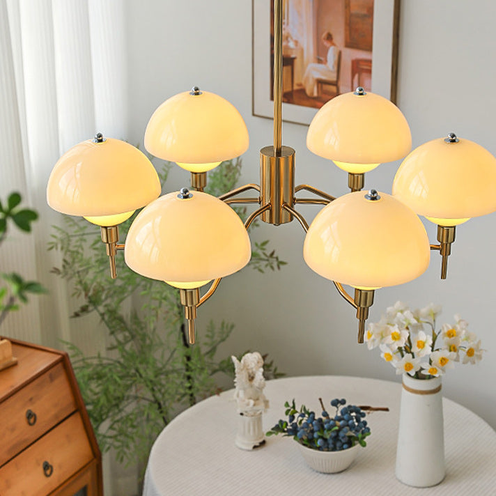 Ruhi Modern Glass Orb Chandelier