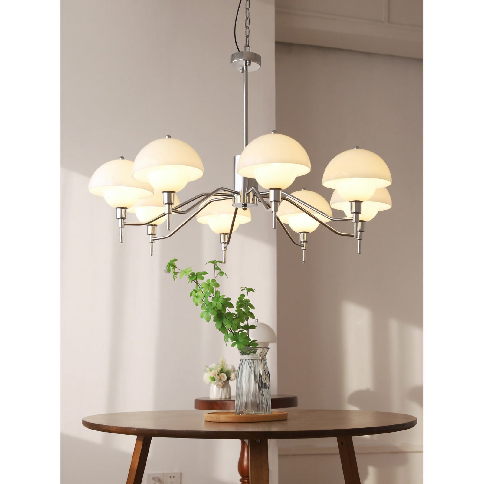 Ruhi Modern Glass Orb Chandelier
