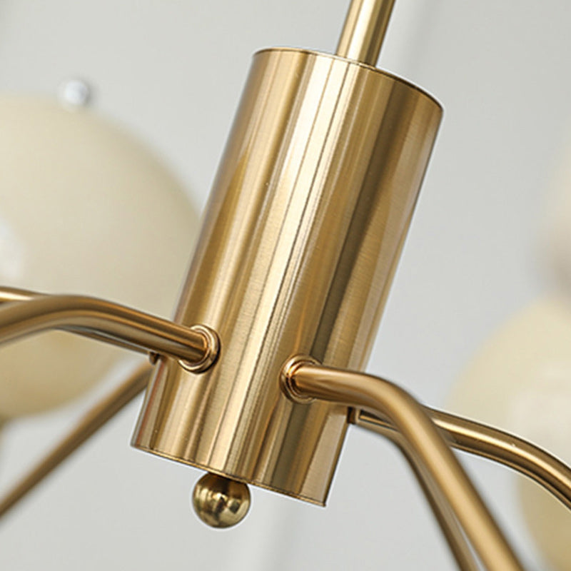 Ruhi Modern Glass Orb Chandelier