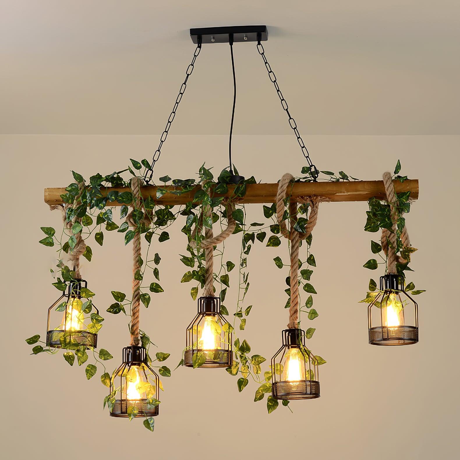 Rustic Wooden Chandelier - Blowlighting