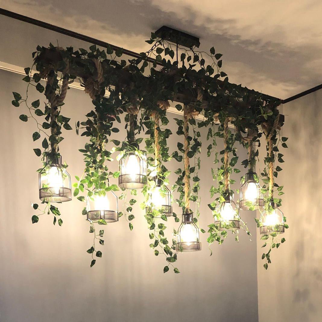 Rustic Wooden Chandelier - Blowlighting