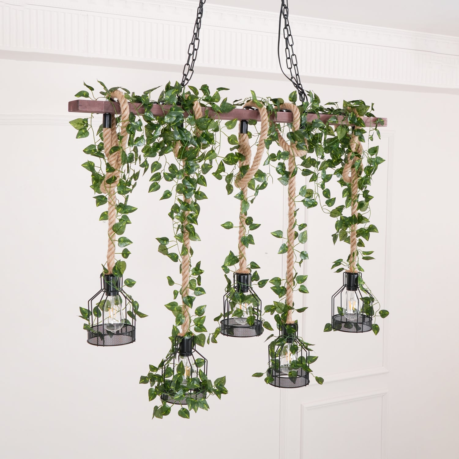 Rustic Wooden Chandelier - Blowlighting