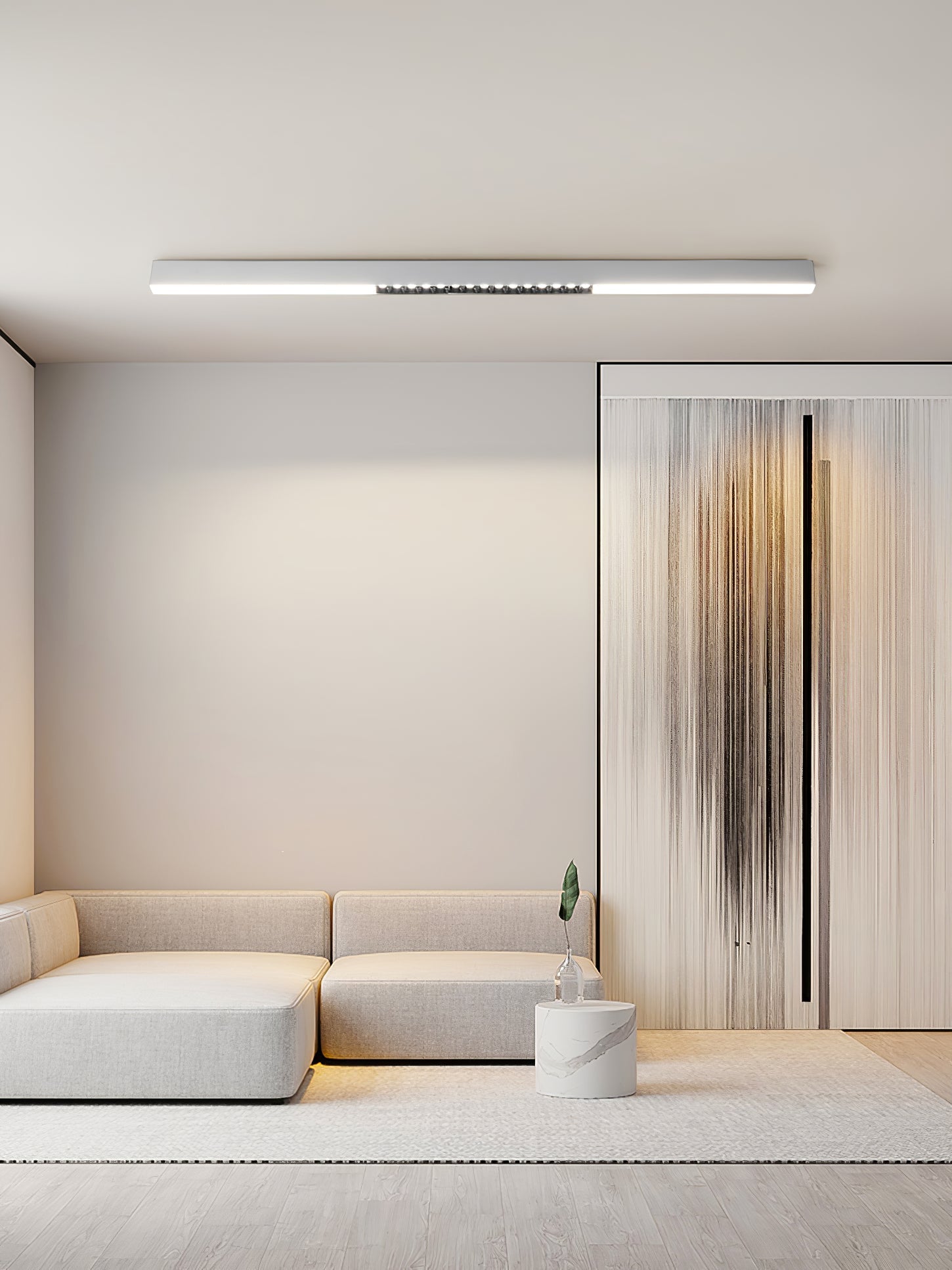 Line Modern Aluminum Floating Light - Blowlighting