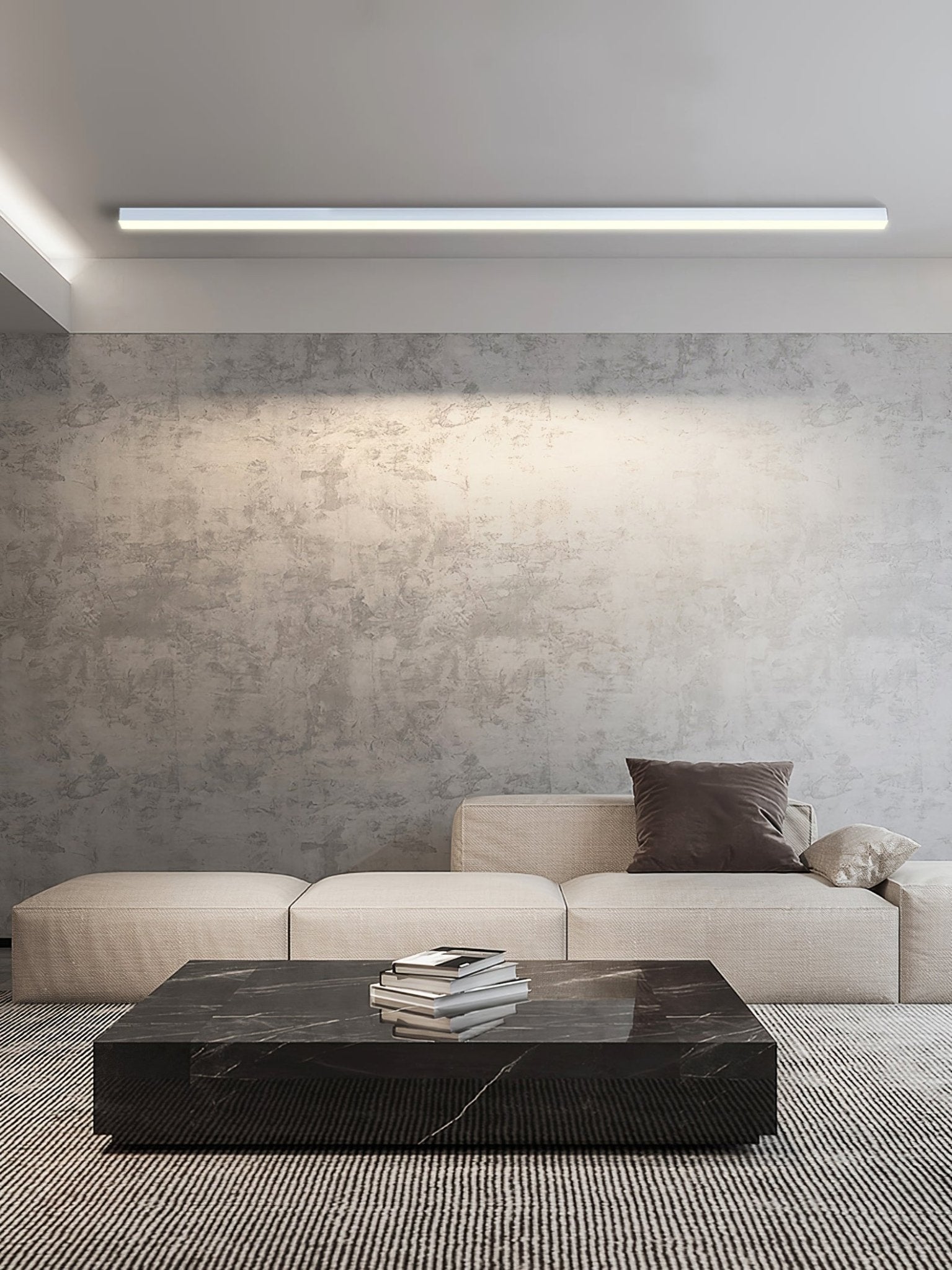 Line Modern Aluminum Floating Light - Blowlighting