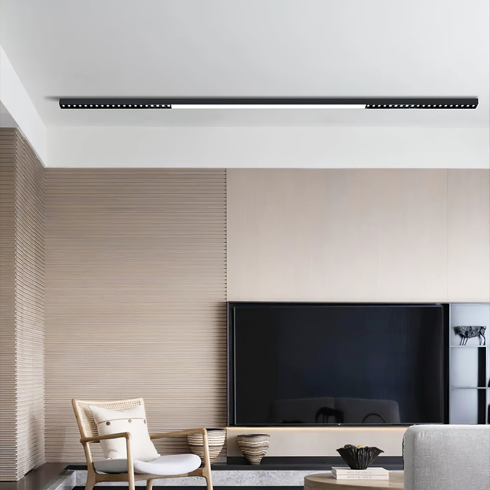 Line Modern Aluminum Floating Light - Blowlighting