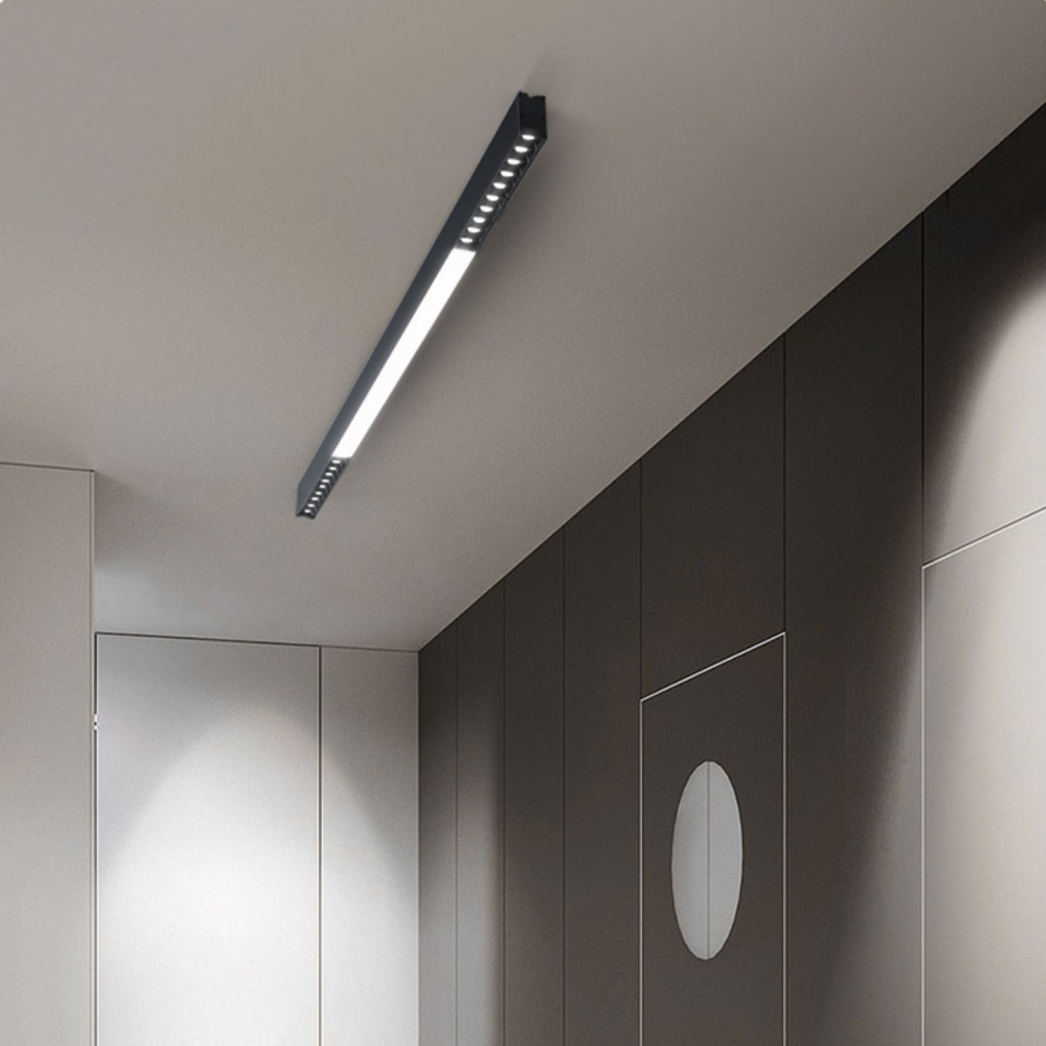 Line Modern Aluminum Floating Light - Blowlighting
