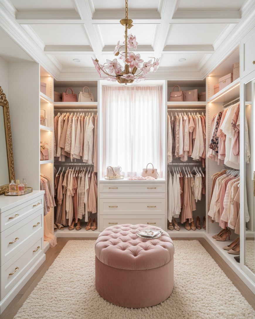 Sakura Romantic Glass Garland Chandelier