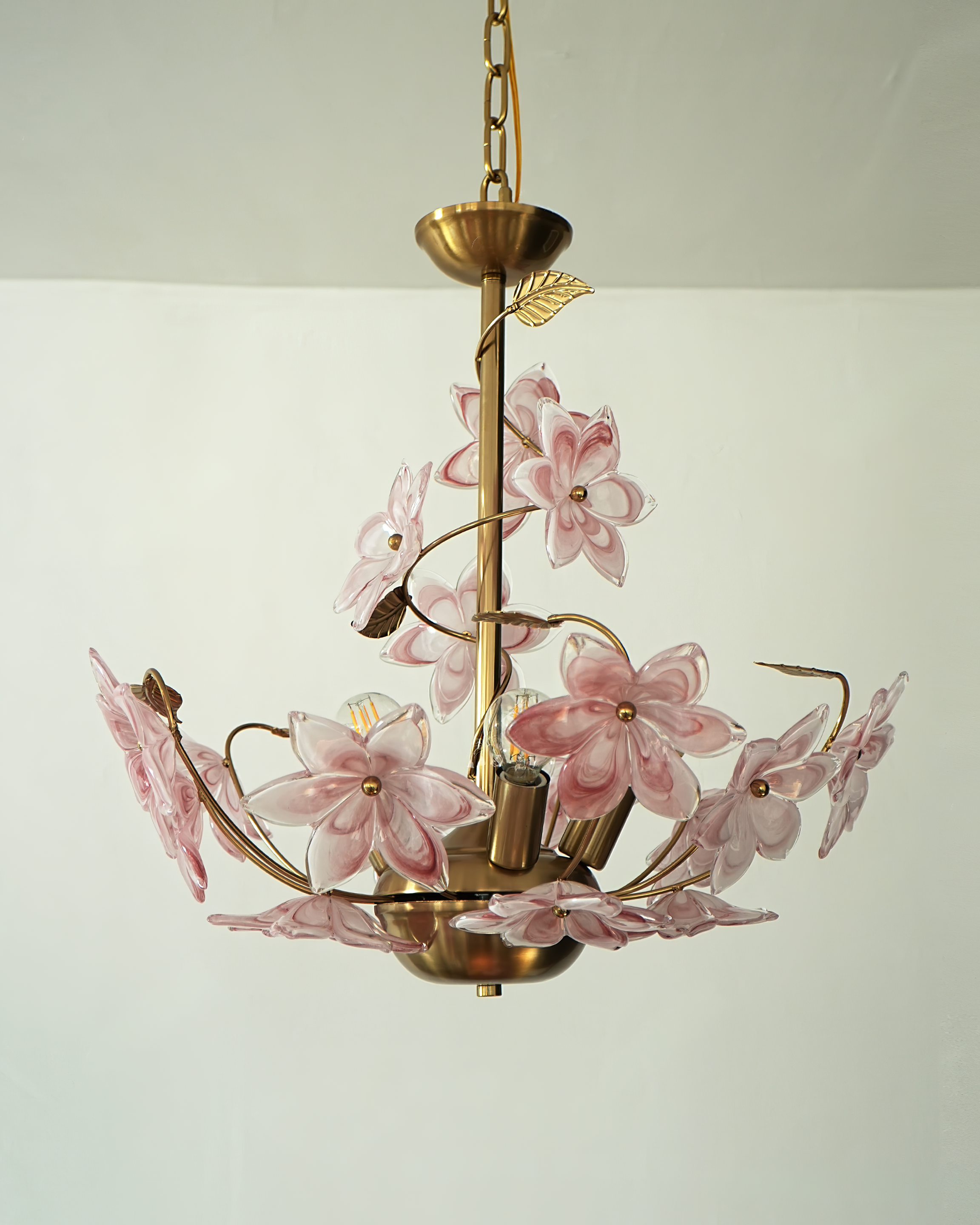 Sakura Romantic Glass Garland Chandelier