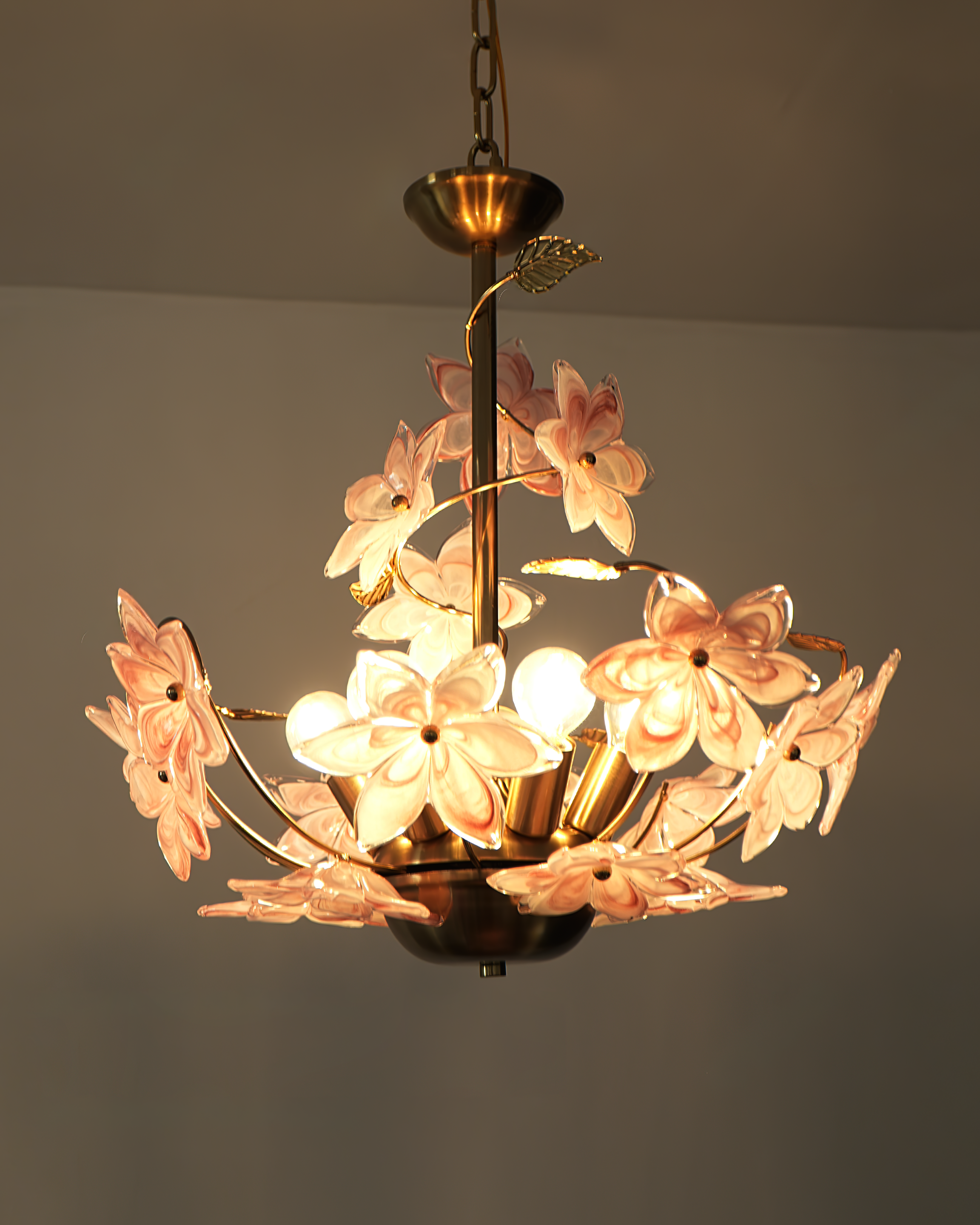 Sakura Romantic Glass Garland Chandelier