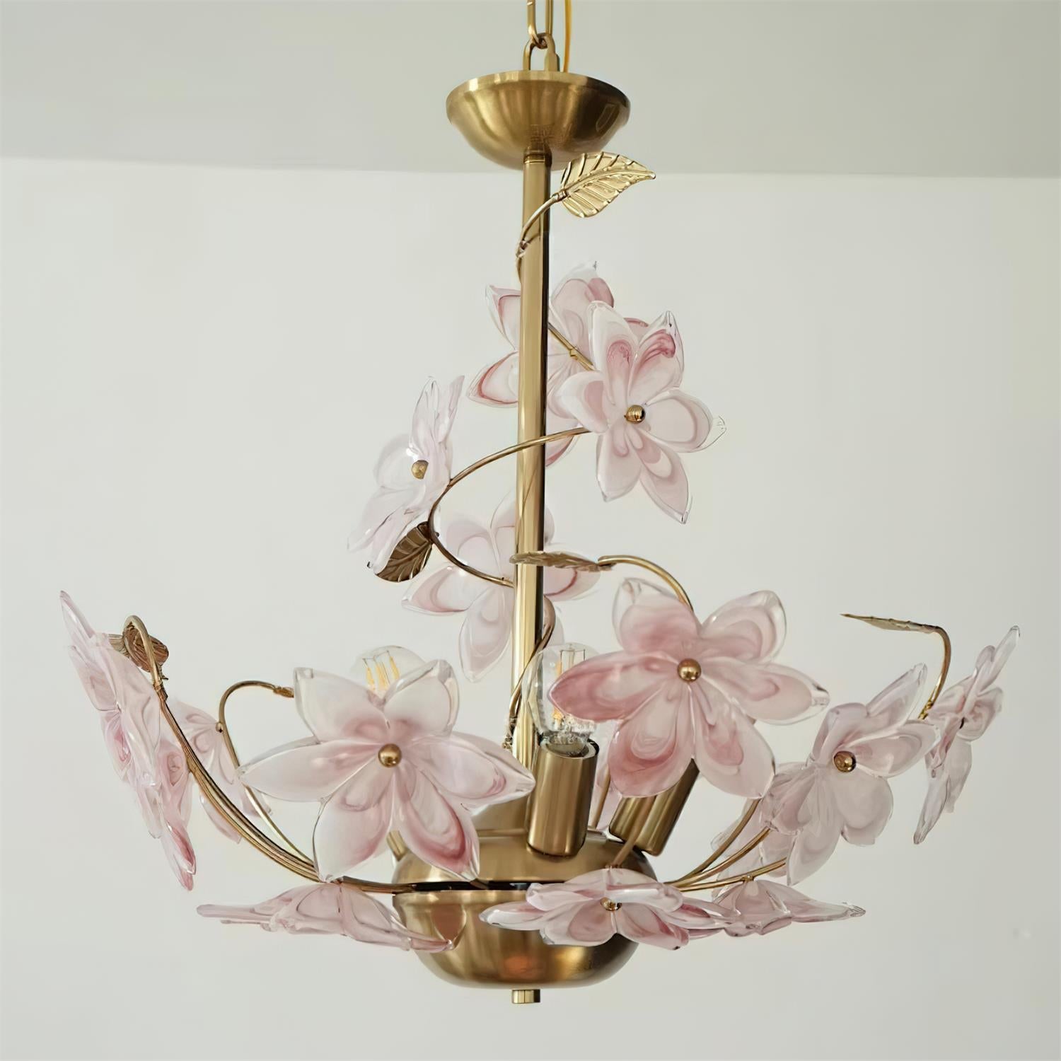 Sakura Romantic Glass Garland Chandelier