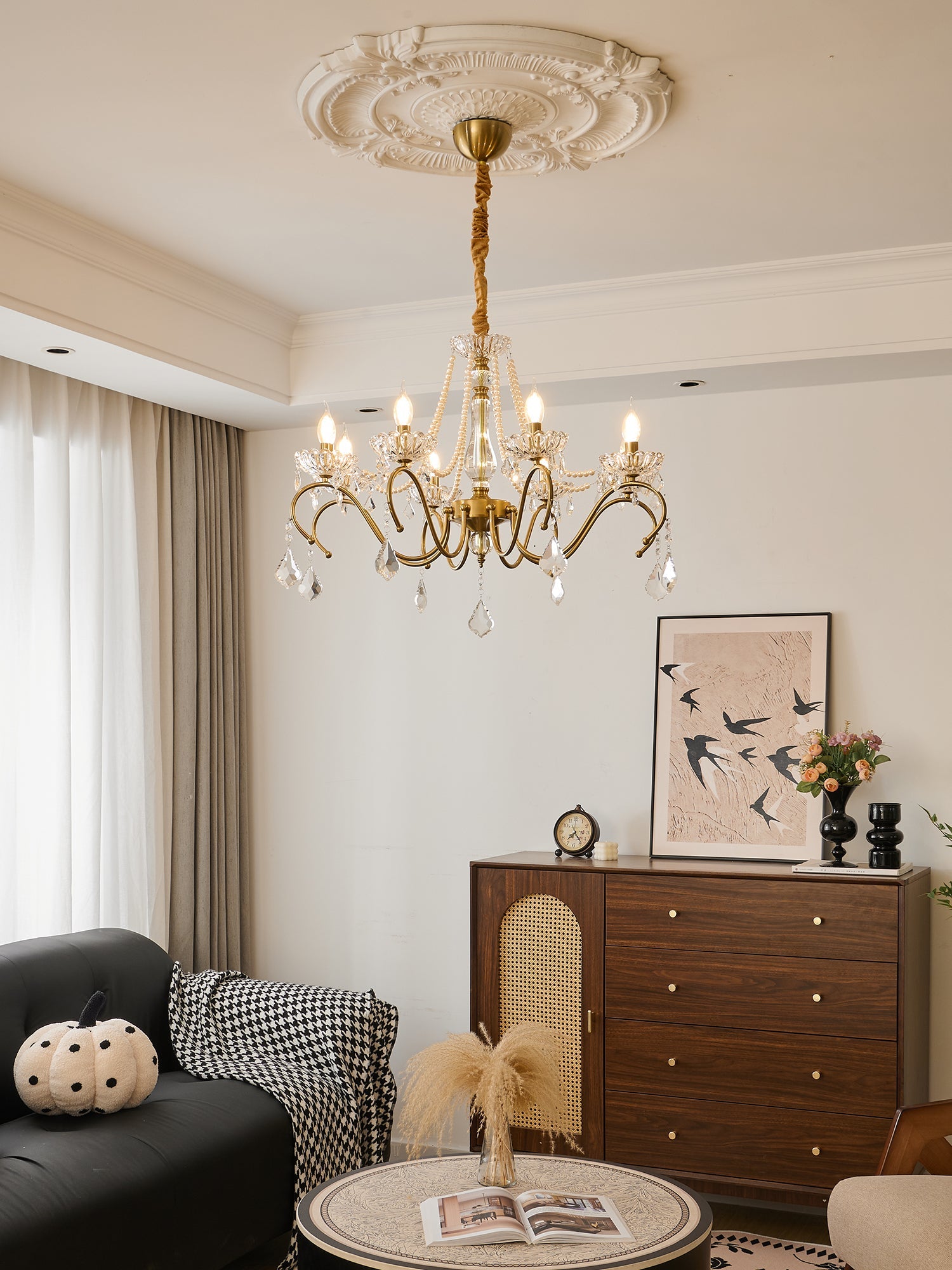 Sapphire Crystal Chandelier - Blowlighting