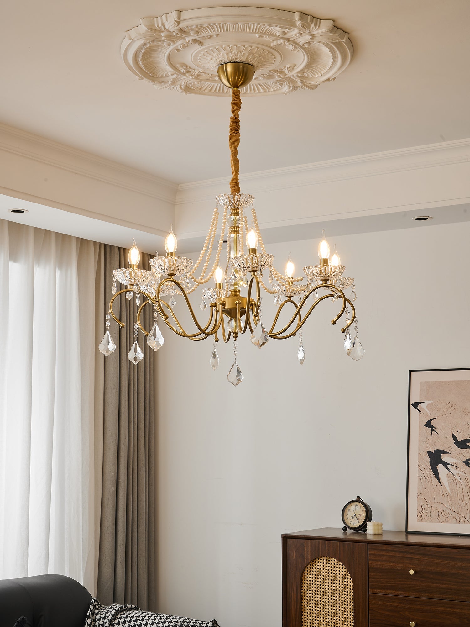 Sapphire Crystal Chandelier - Blowlighting