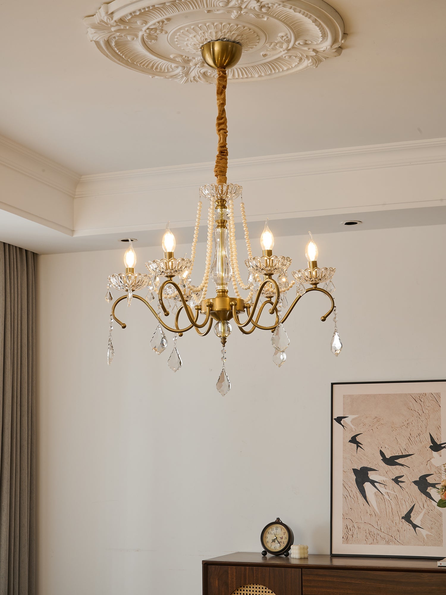 Sapphire Crystal Chandelier - Blowlighting