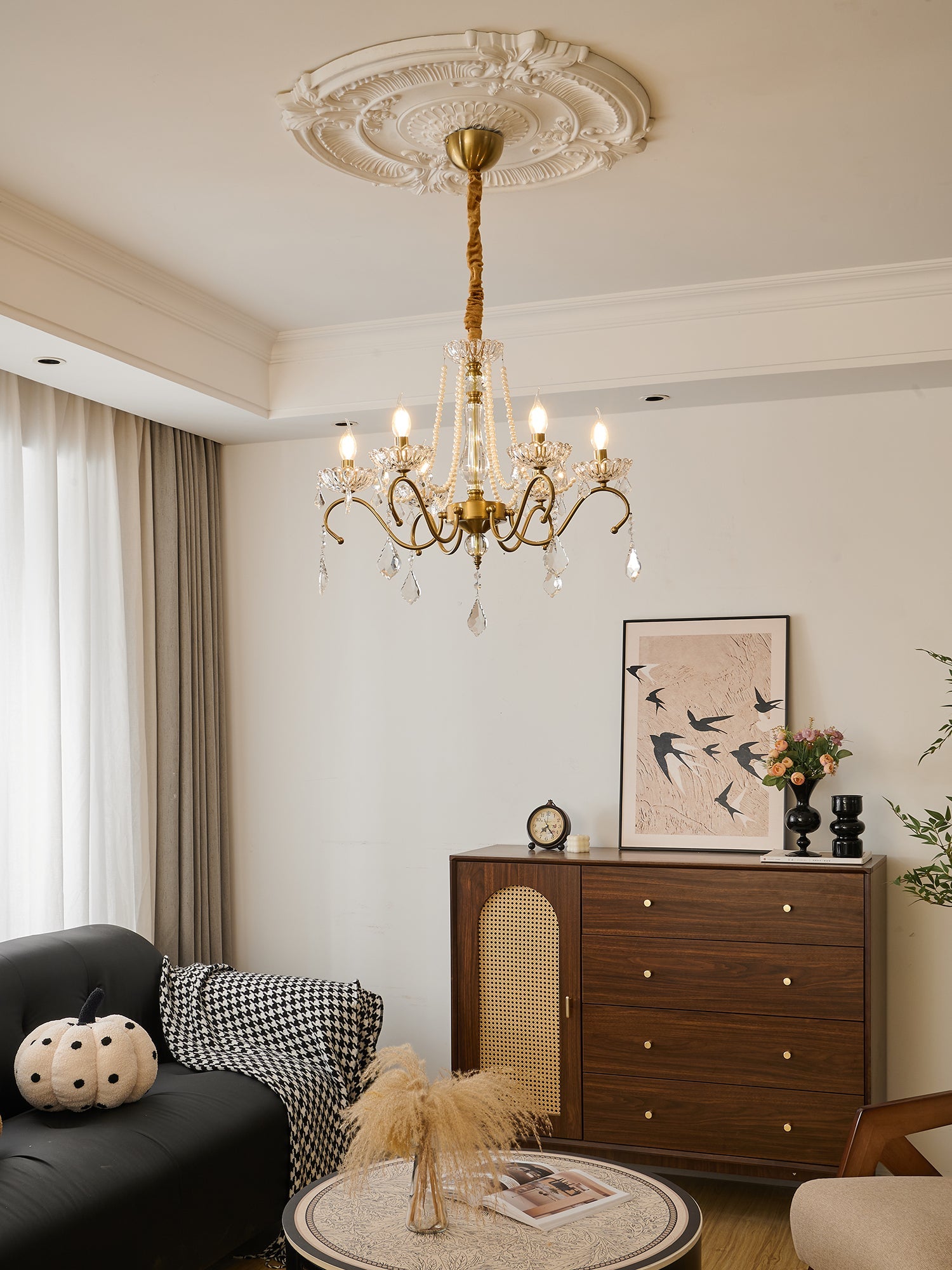 Sapphire Crystal Chandelier - Blowlighting