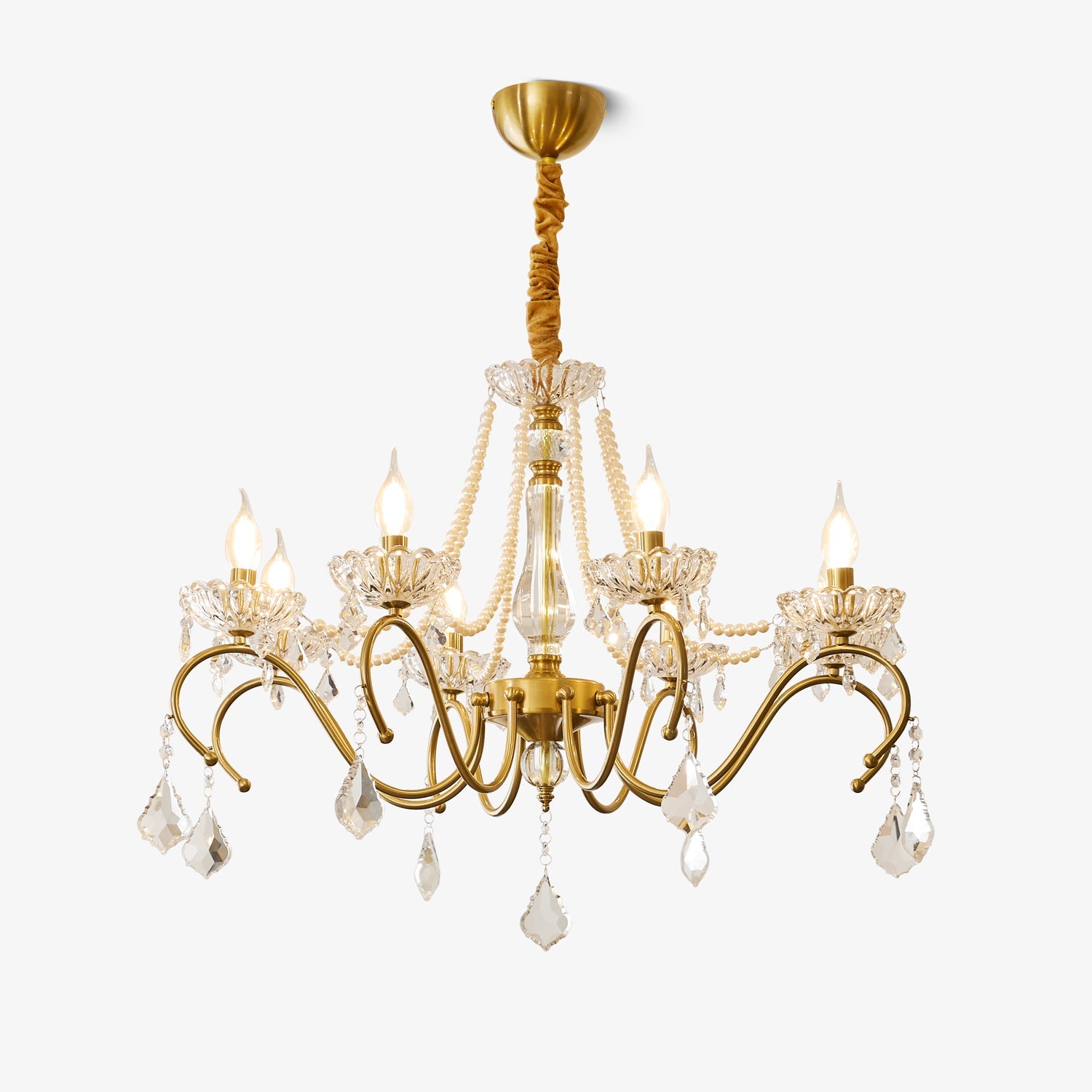 Sapphire Crystal Chandelier - Blowlighting