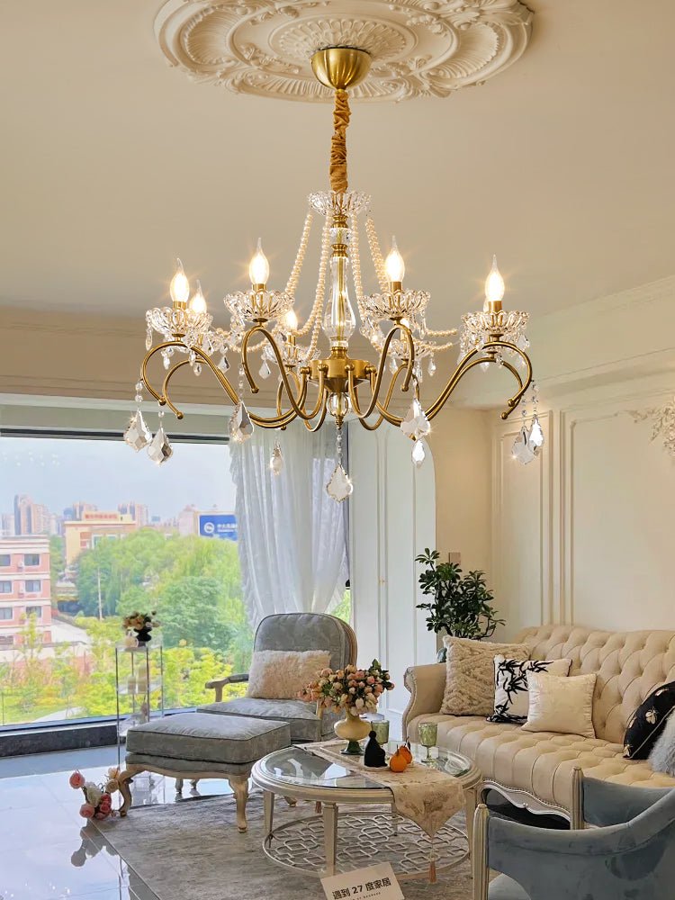 Sapphire Crystal Chandelier - Blowlighting