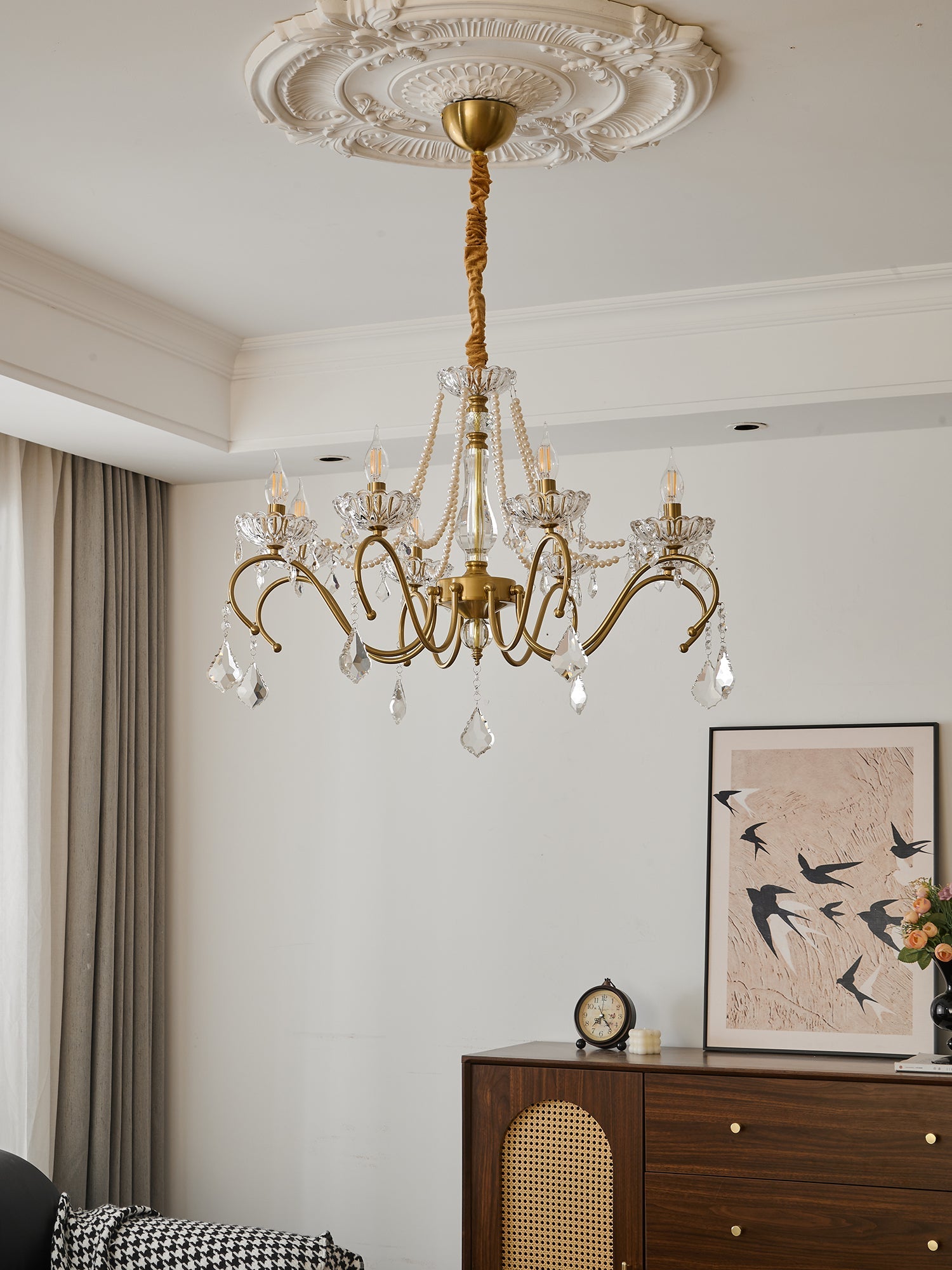 Sapphire Crystal Chandelier - Blowlighting