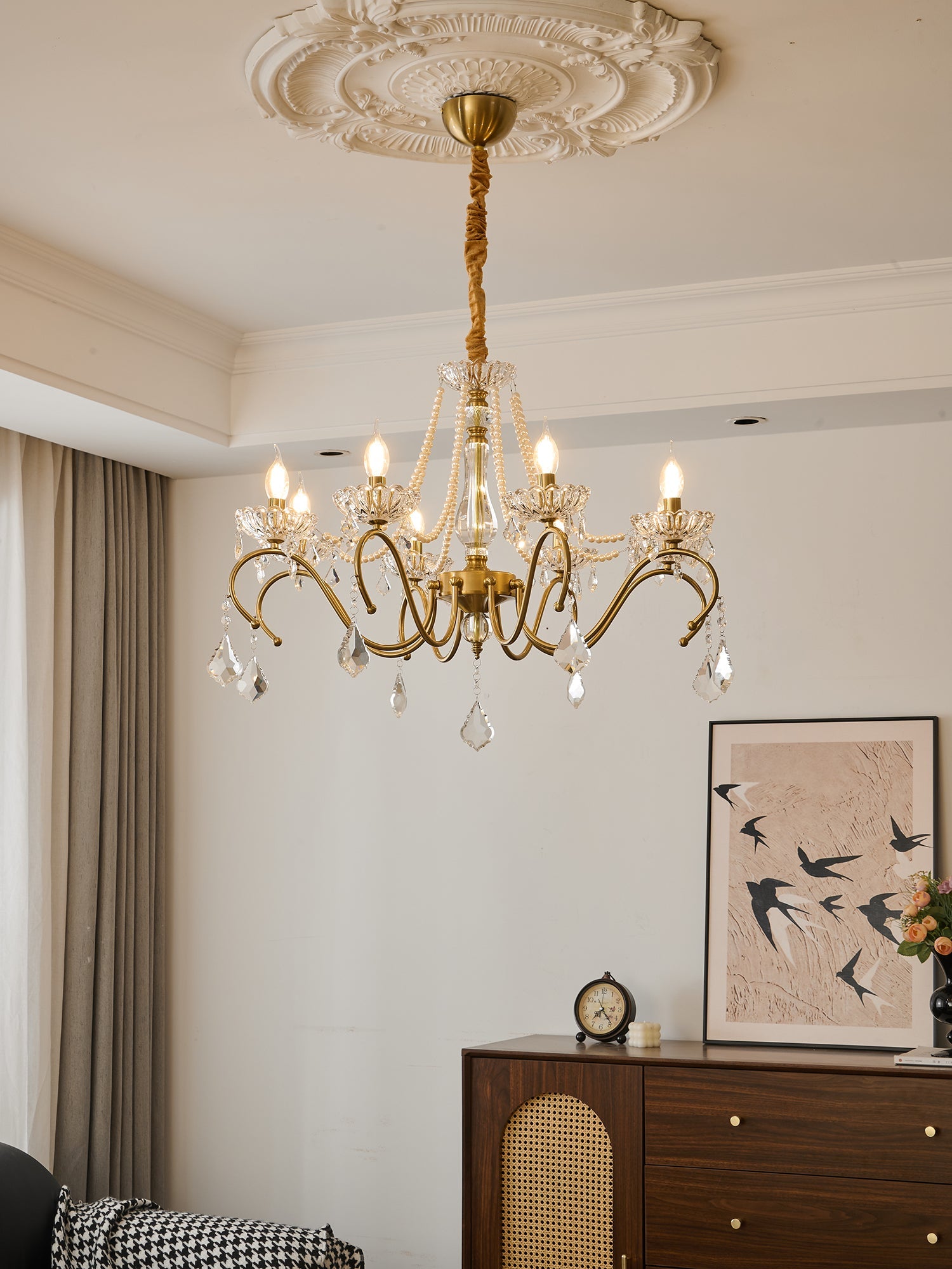 Sapphire Crystal Chandelier - Blowlighting