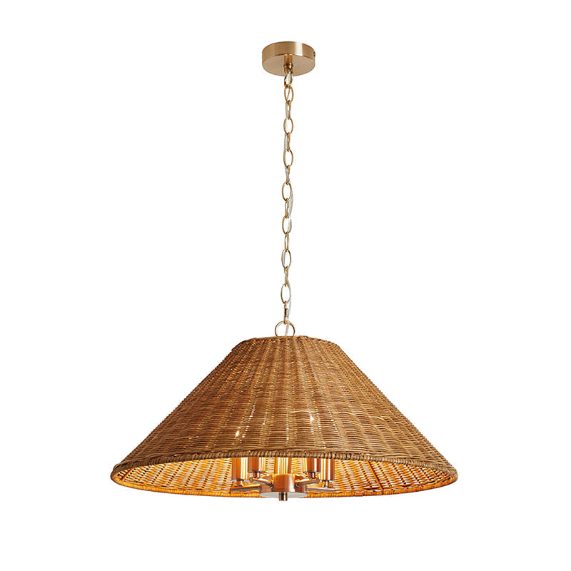 Saskia Wabi-Sabi Rattan Pendant Light