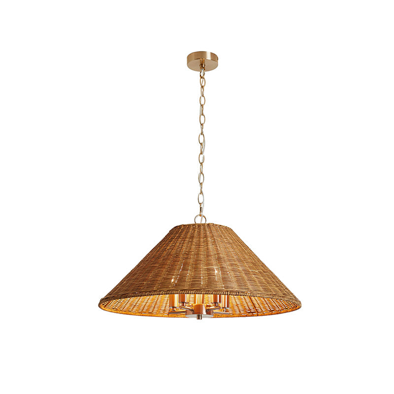 Saskia Wabi-Sabi Rattan Pendant Light
