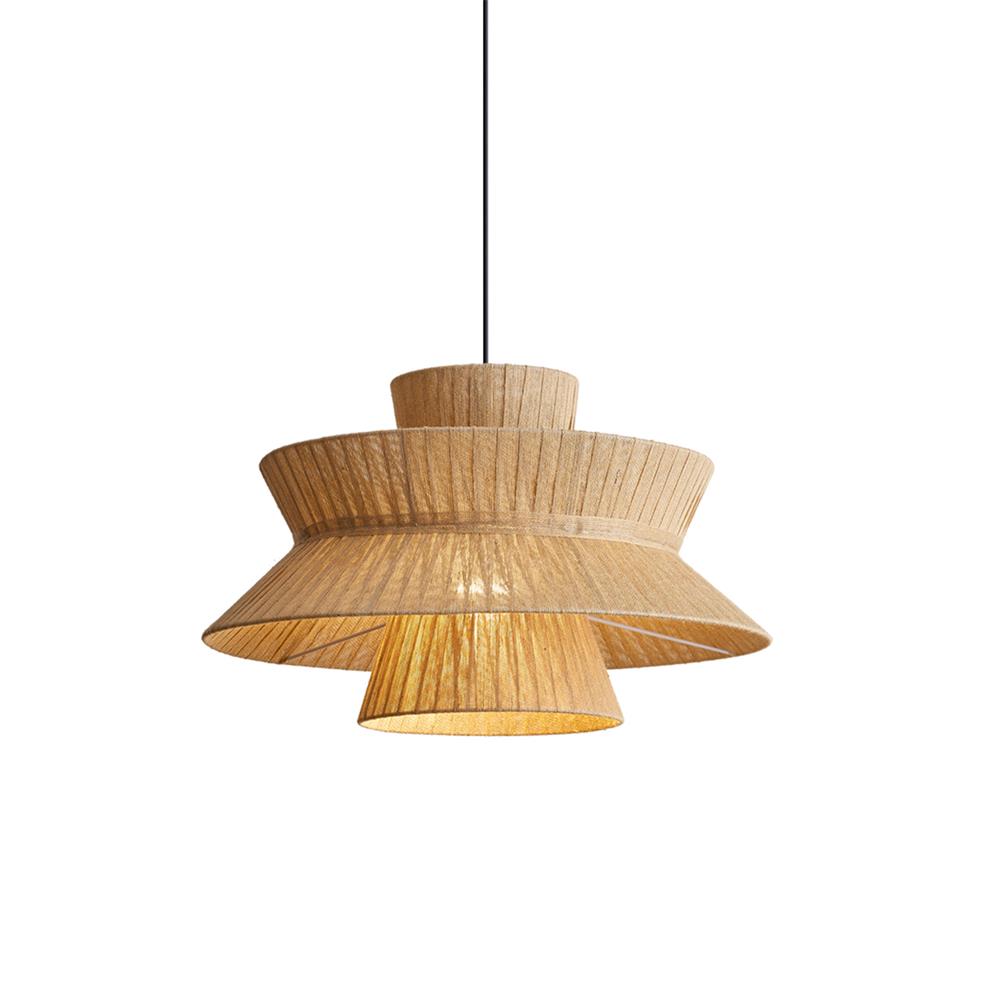 Satori Tiered Jute Cloth Pendant Lamp