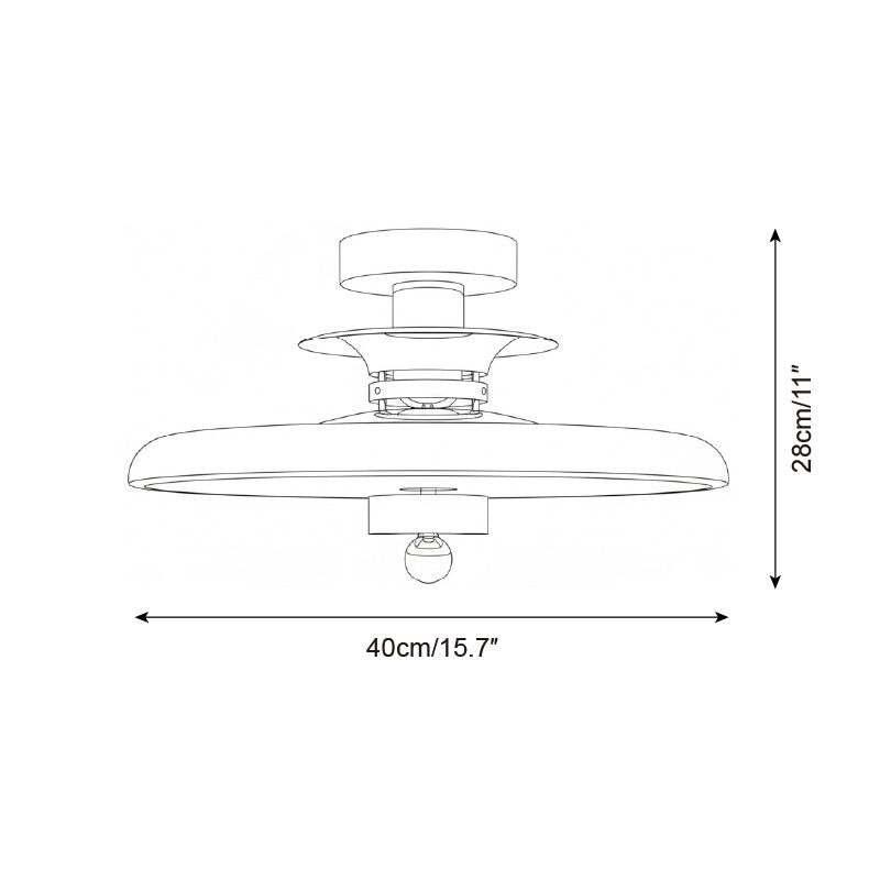 Cosmos Pop Metal Disc Ceiling Lamp