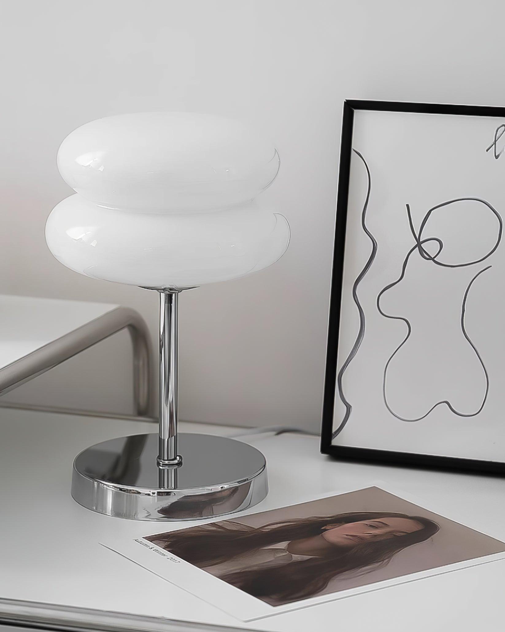 Saturn Glide Glass Table Lamp - Blowlighting