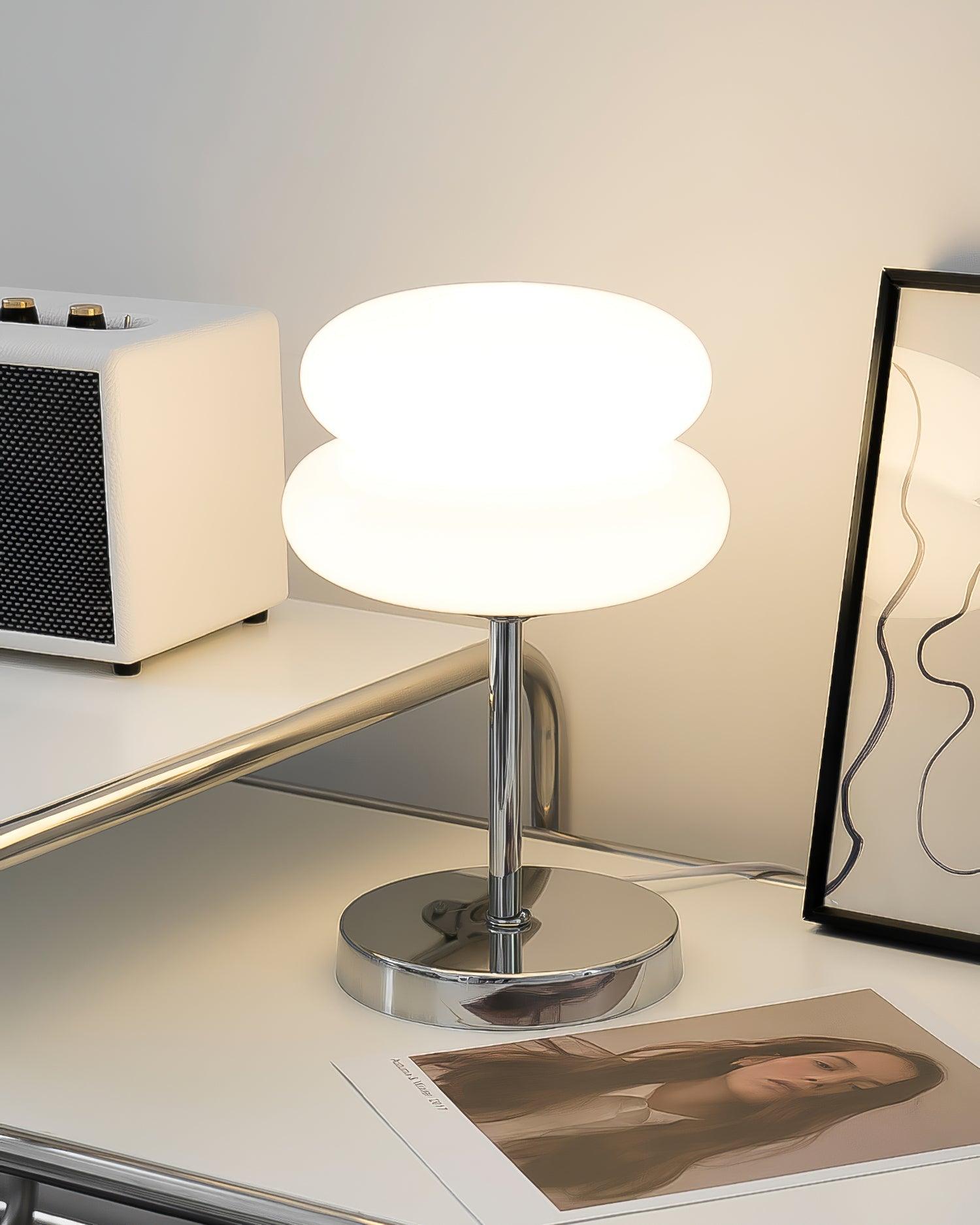 Saturn Glide Glass Table Lamp - Blowlighting