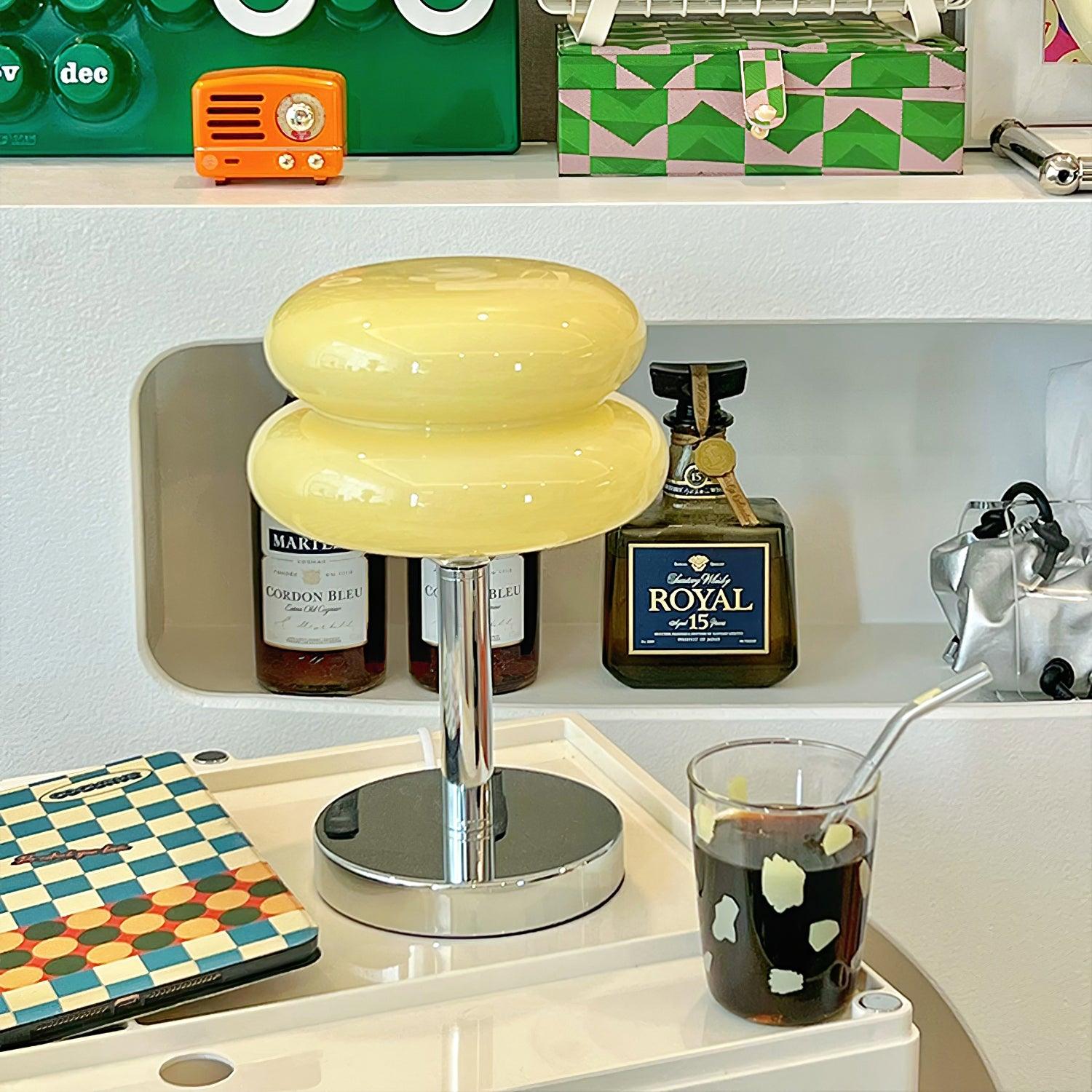Saturn Glide Glass Table Lamp - Blowlighting