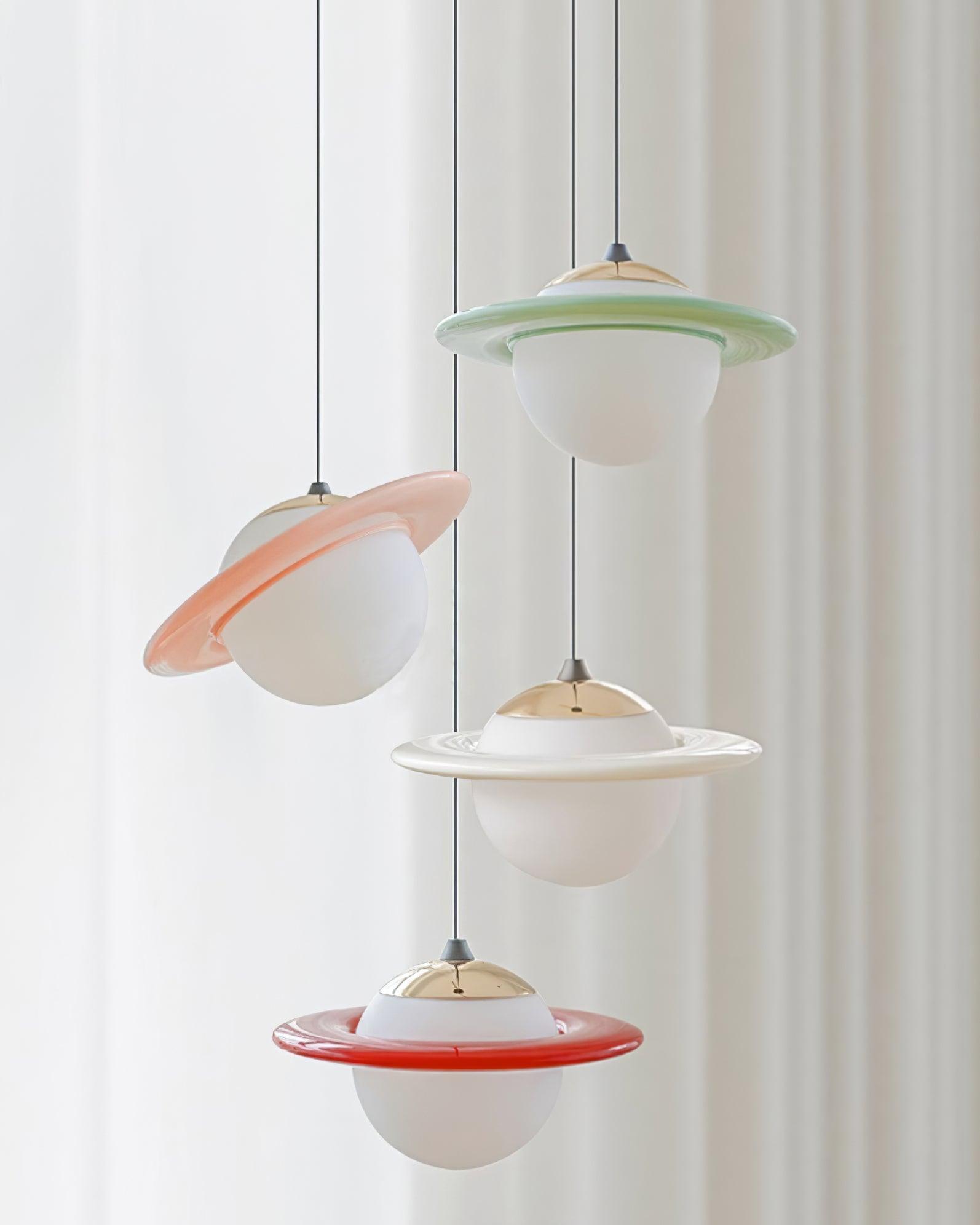 Saturn Planet Pendant Lamp - Blowlighting