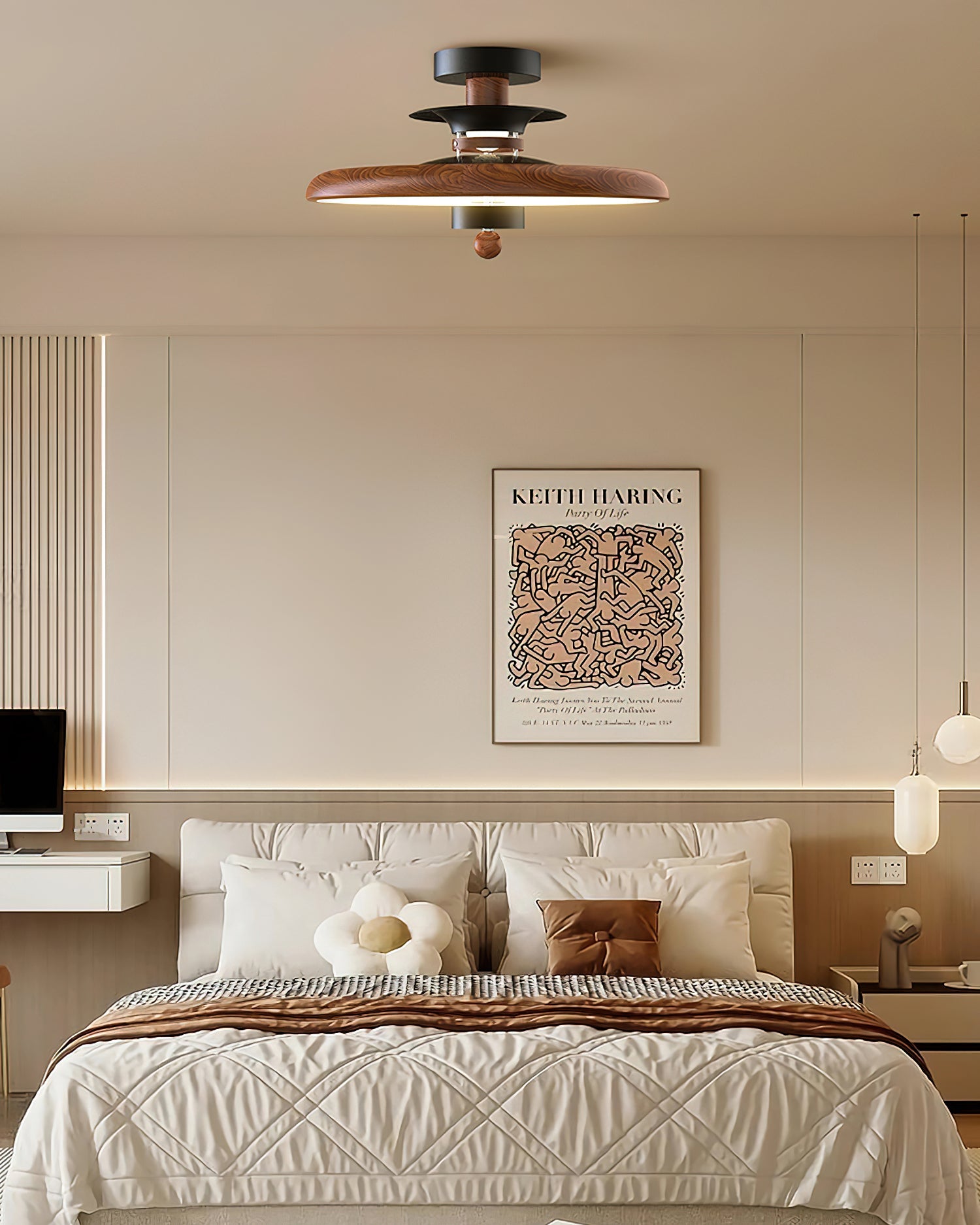 Cosmos Pop Metal Disc Ceiling Lamp