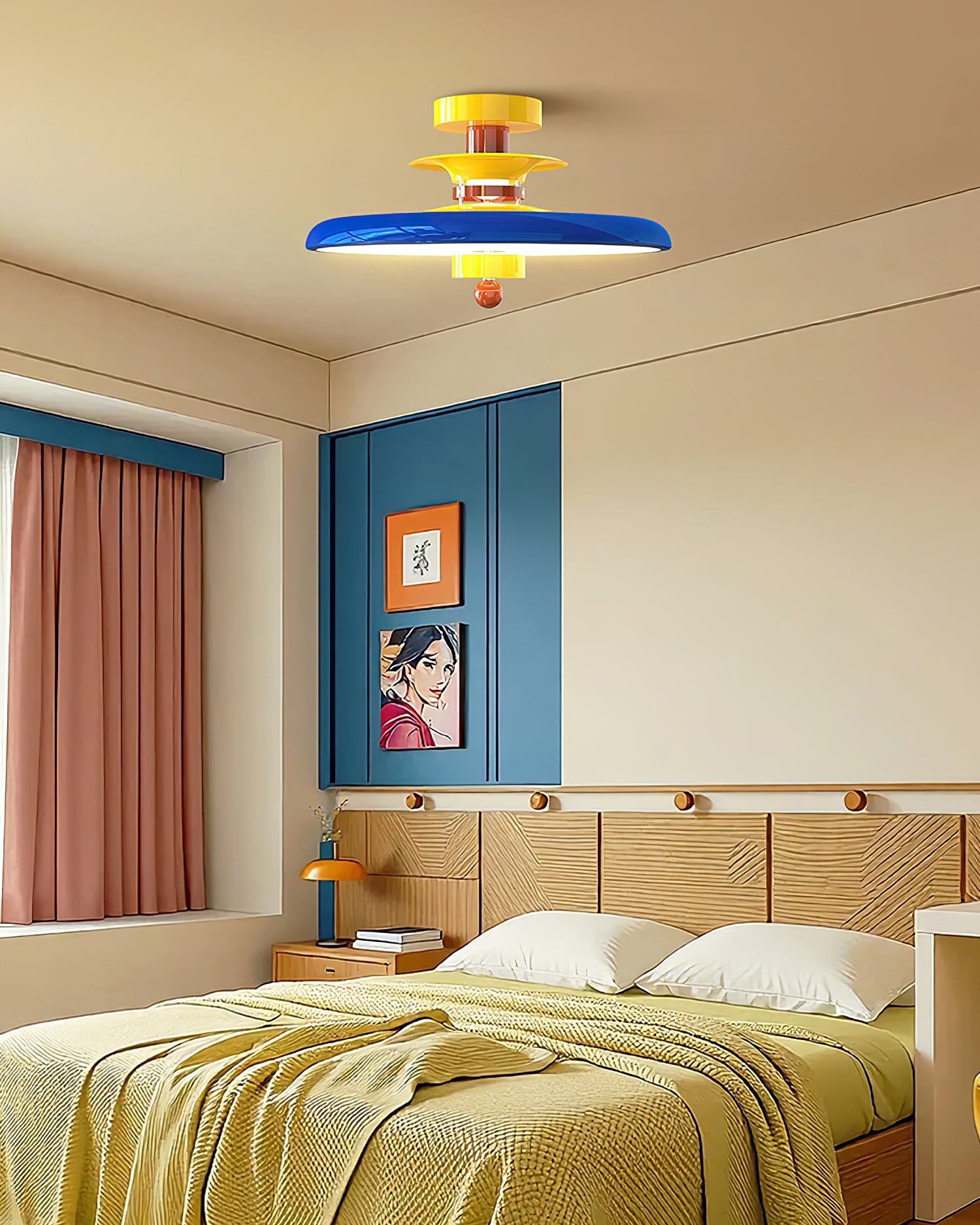 Cosmos Pop Metal Disc Ceiling Lamp