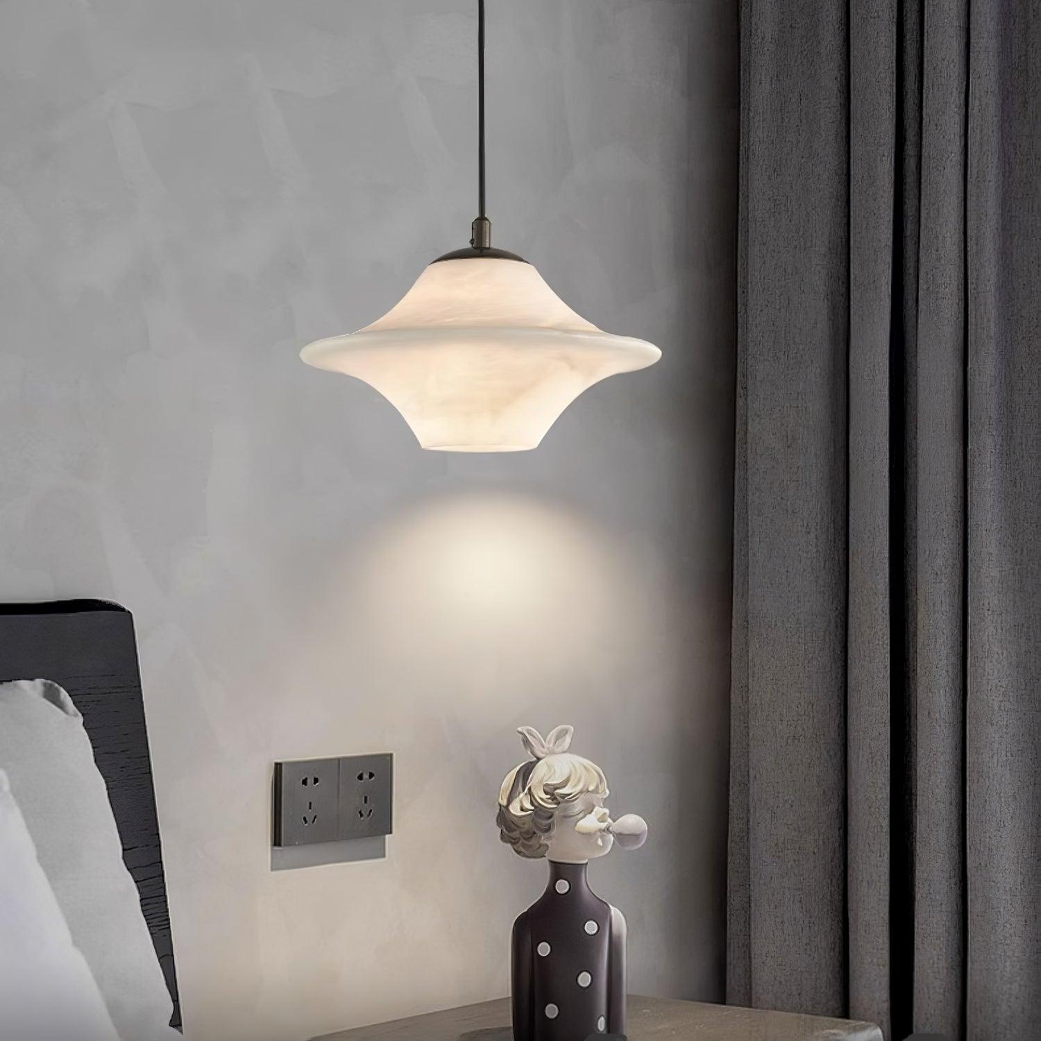 Elvina Alabaster Pendant Light - Blowlighting
