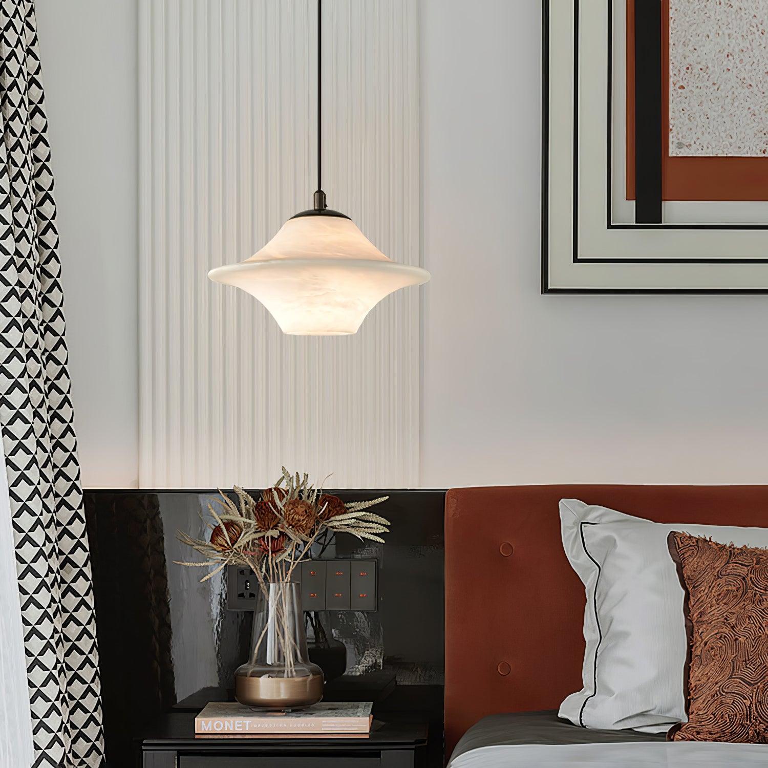 Elvina Alabaster Pendant Light - Blowlighting