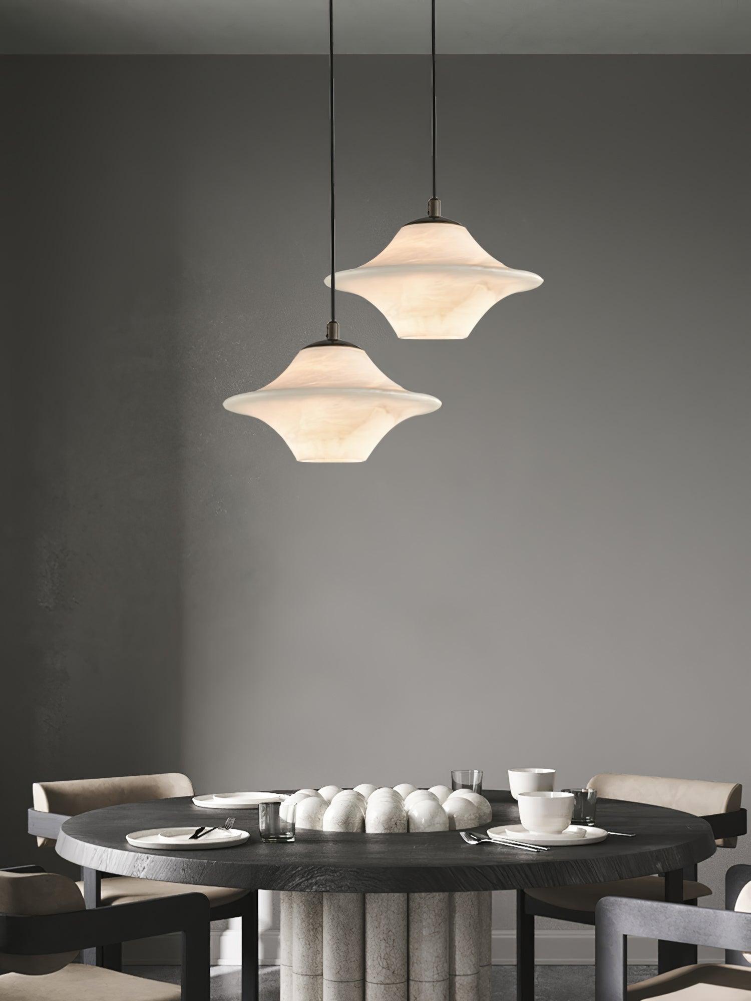 Elvina Alabaster Pendant Light - Blowlighting