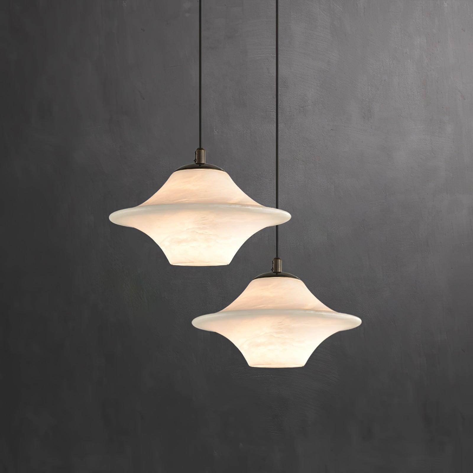 Elvina Alabaster Pendant Light - Blowlighting