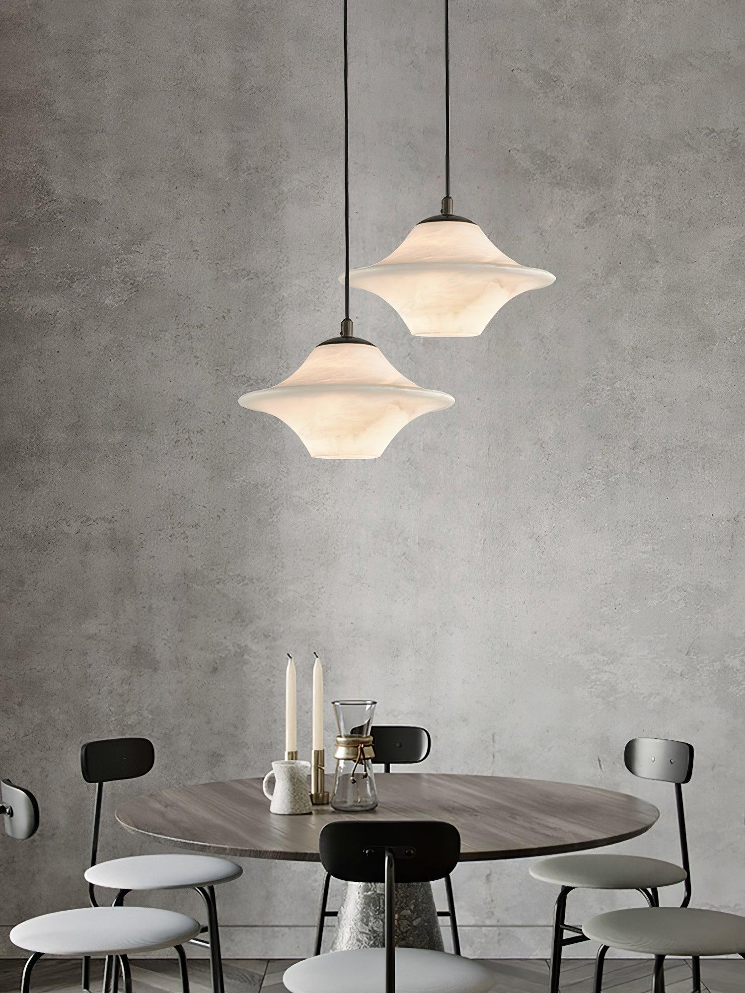 Elvina Alabaster Pendant Light - Blowlighting
