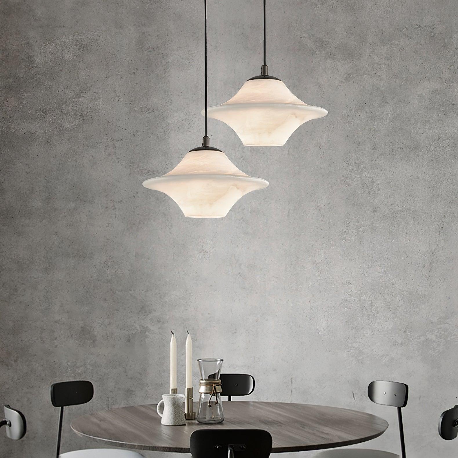 Elvina Alabaster Pendant Light - Blowlighting