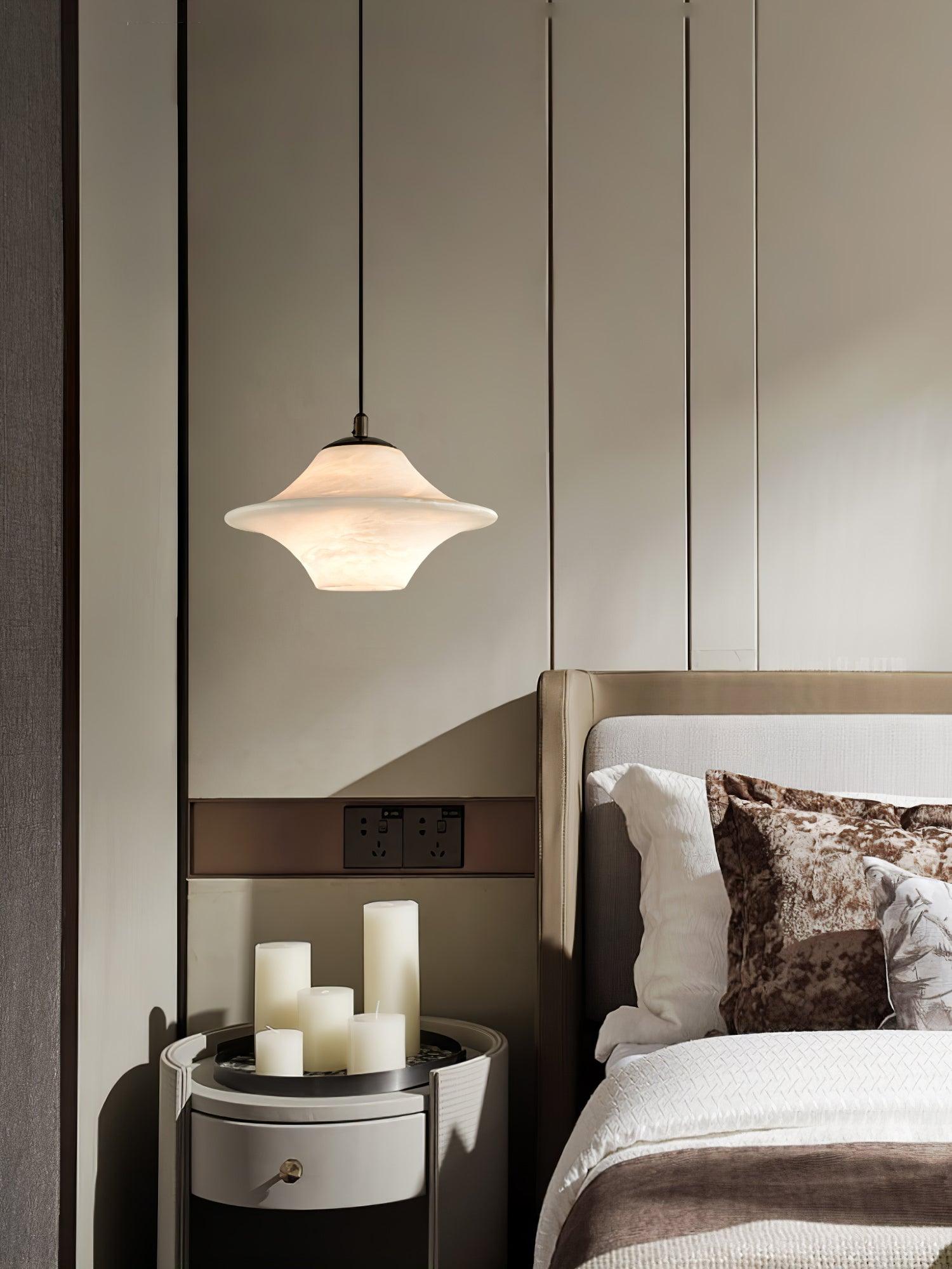 Elvina Alabaster Pendant Light - Blowlighting