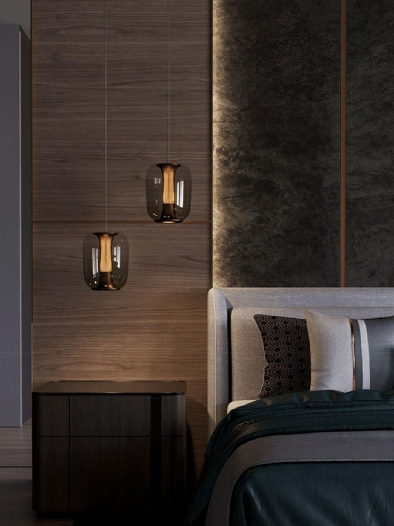 Savannah Glass Pendant Lights - Blowlighting