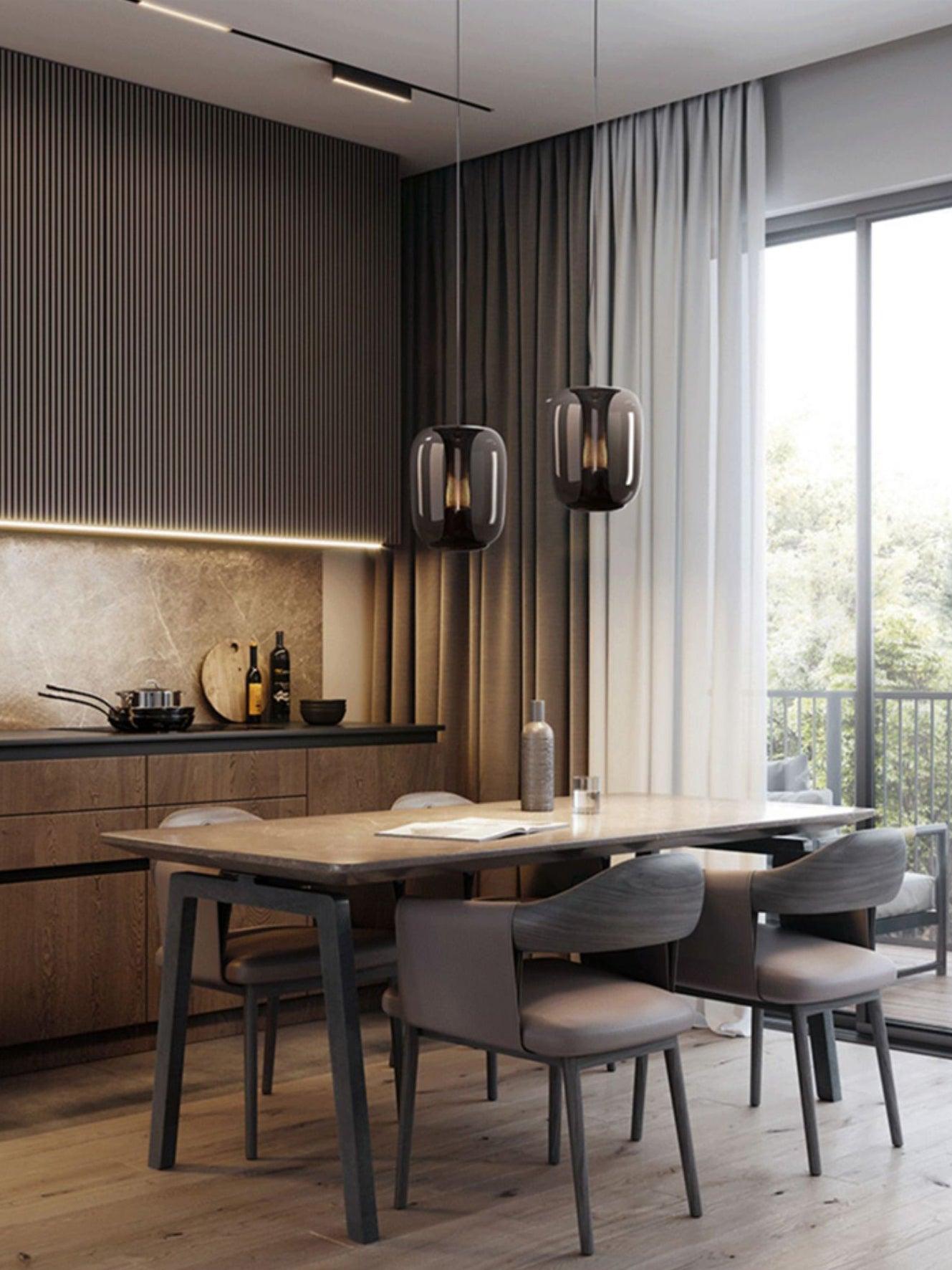 Savannah Glass Pendant Lights - Blowlighting