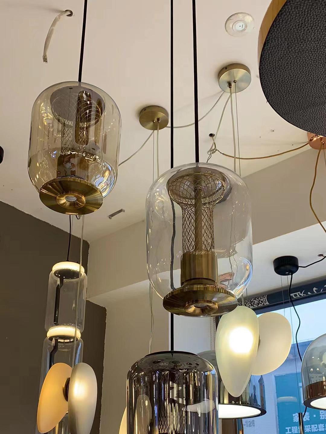 Savannah Glass Pendant Lights - Blowlighting