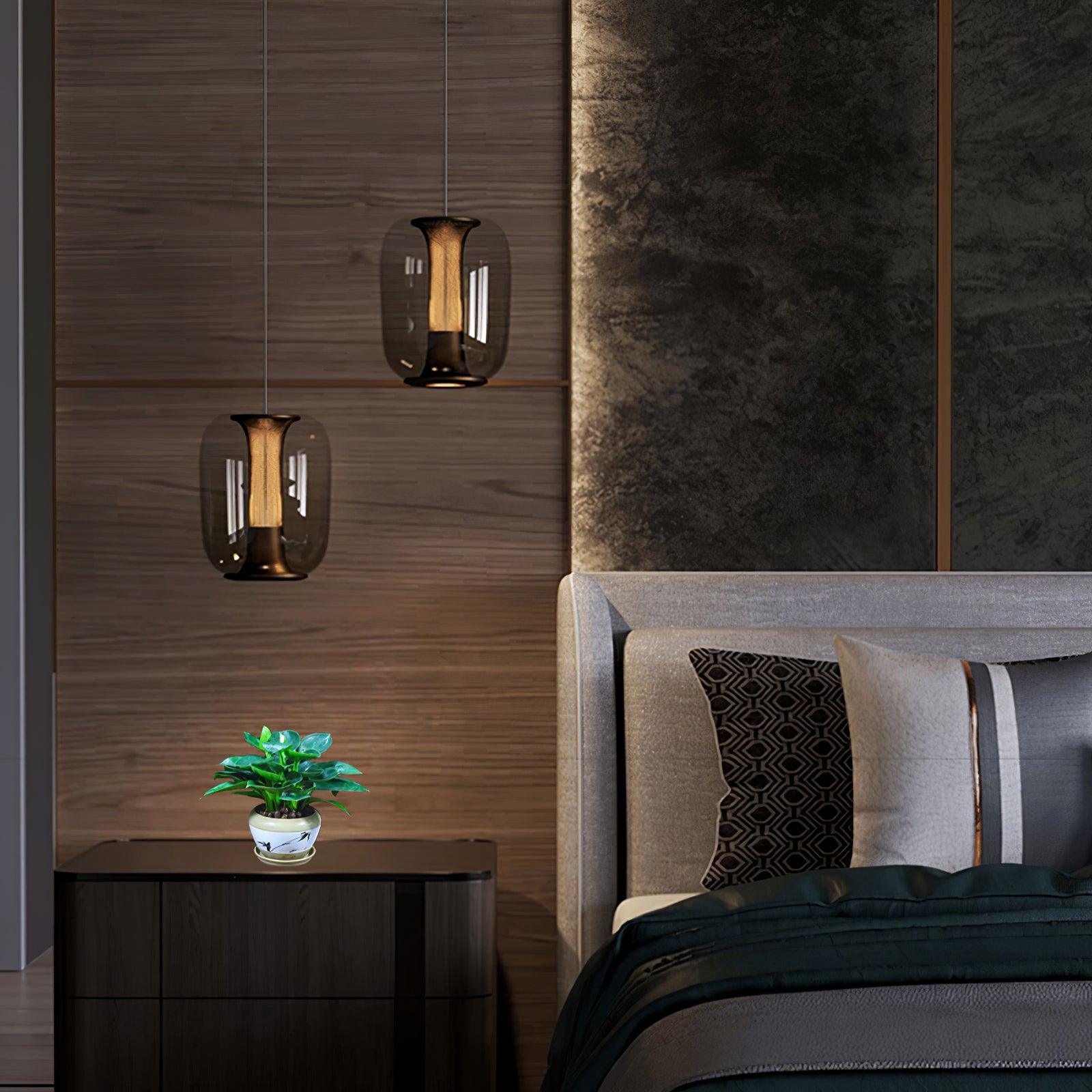 Savannah Glass Pendant Lights - Blowlighting