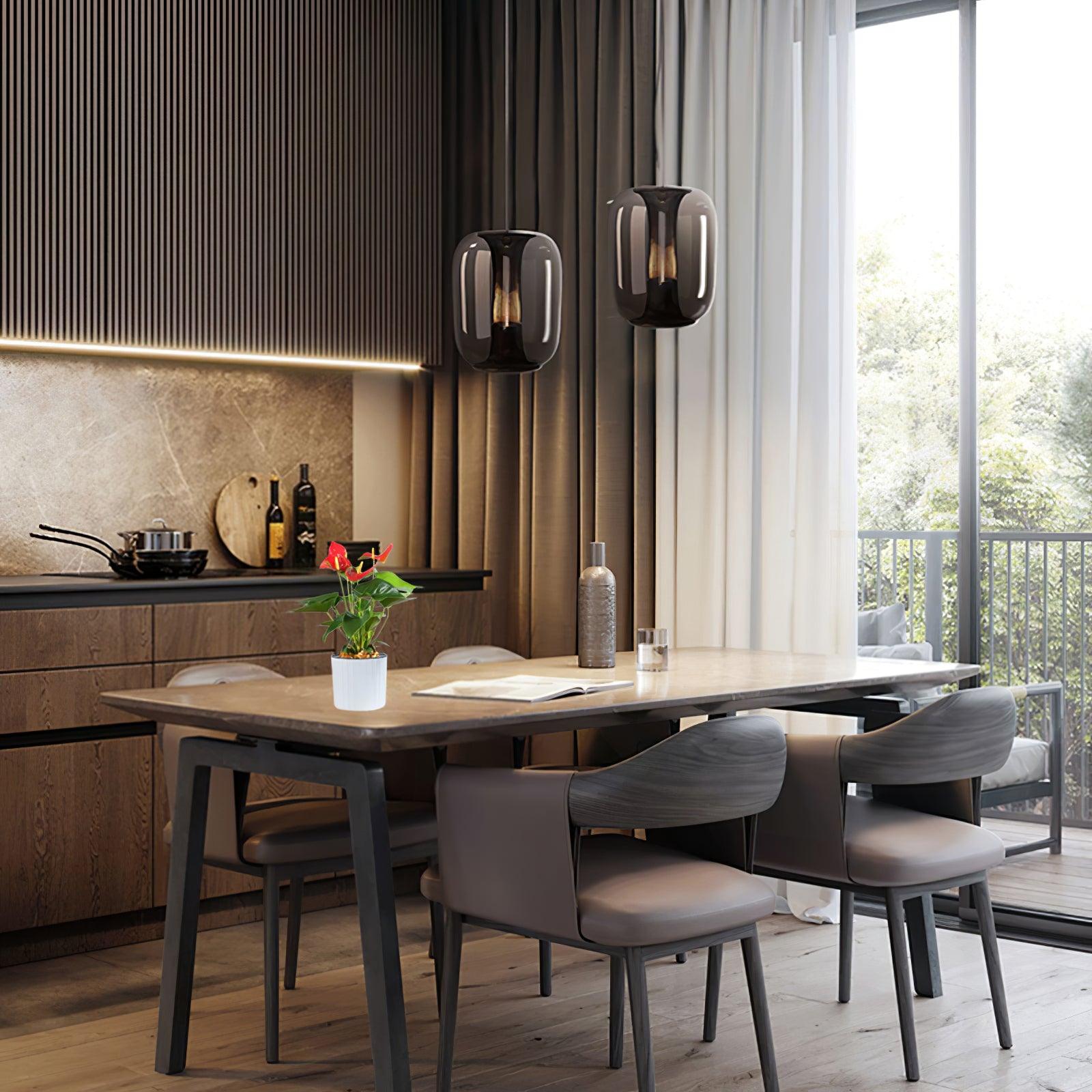 Savannah Glass Pendant Lights - Blowlighting