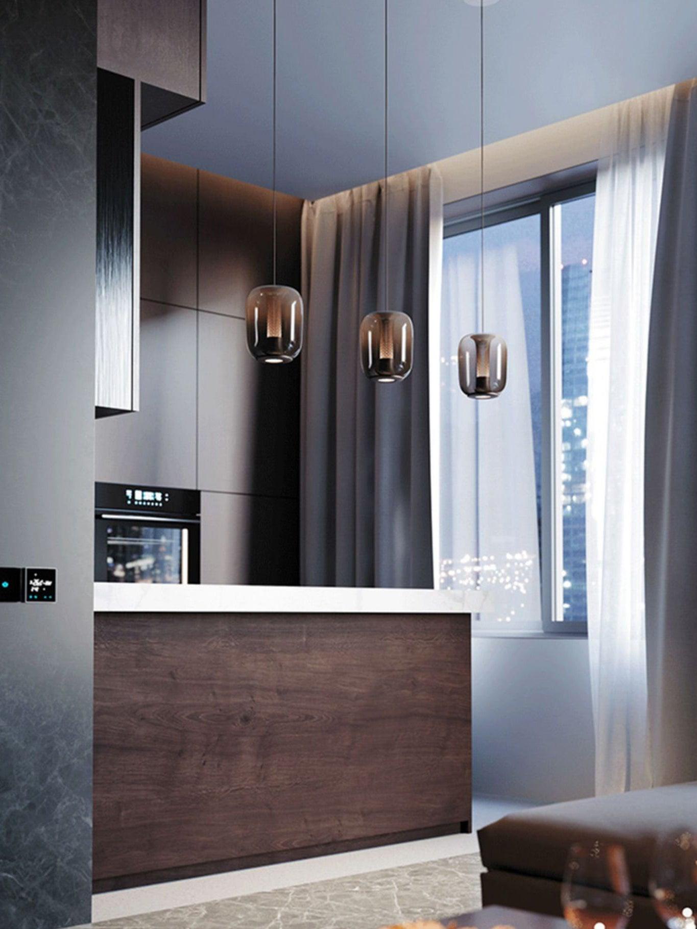 Savannah Glass Pendant Lights - Blowlighting